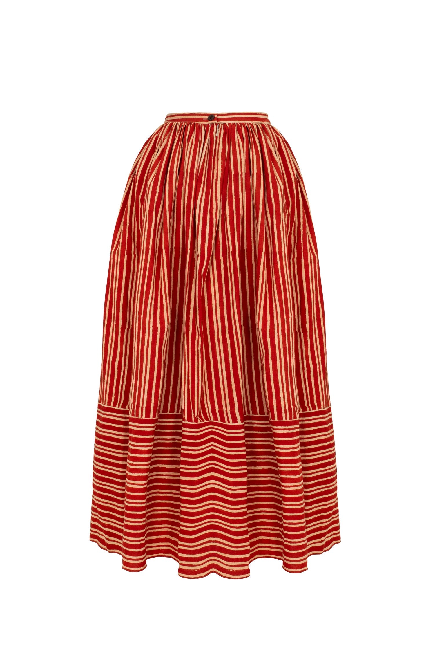 Pippin Skirt in Berry Batten Stripe