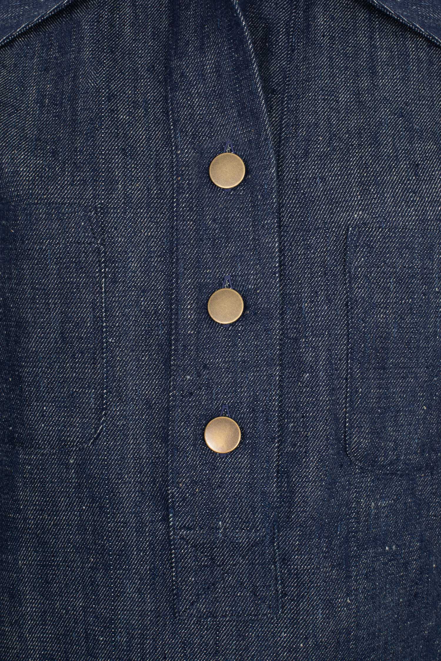 Russet Tunic in Khadi Denim