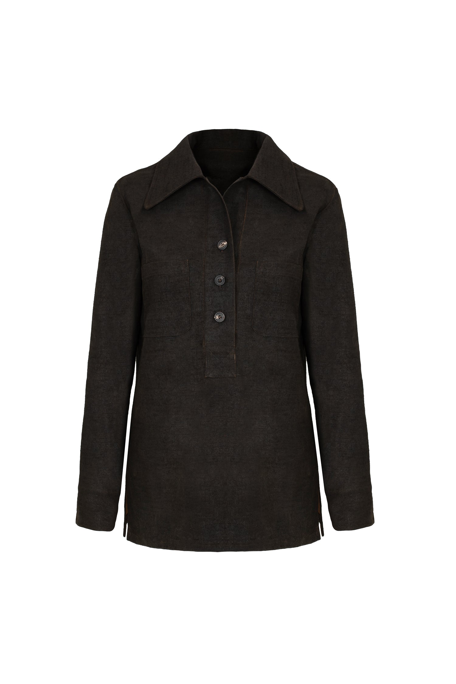 Russet Tunic in Mudcloth