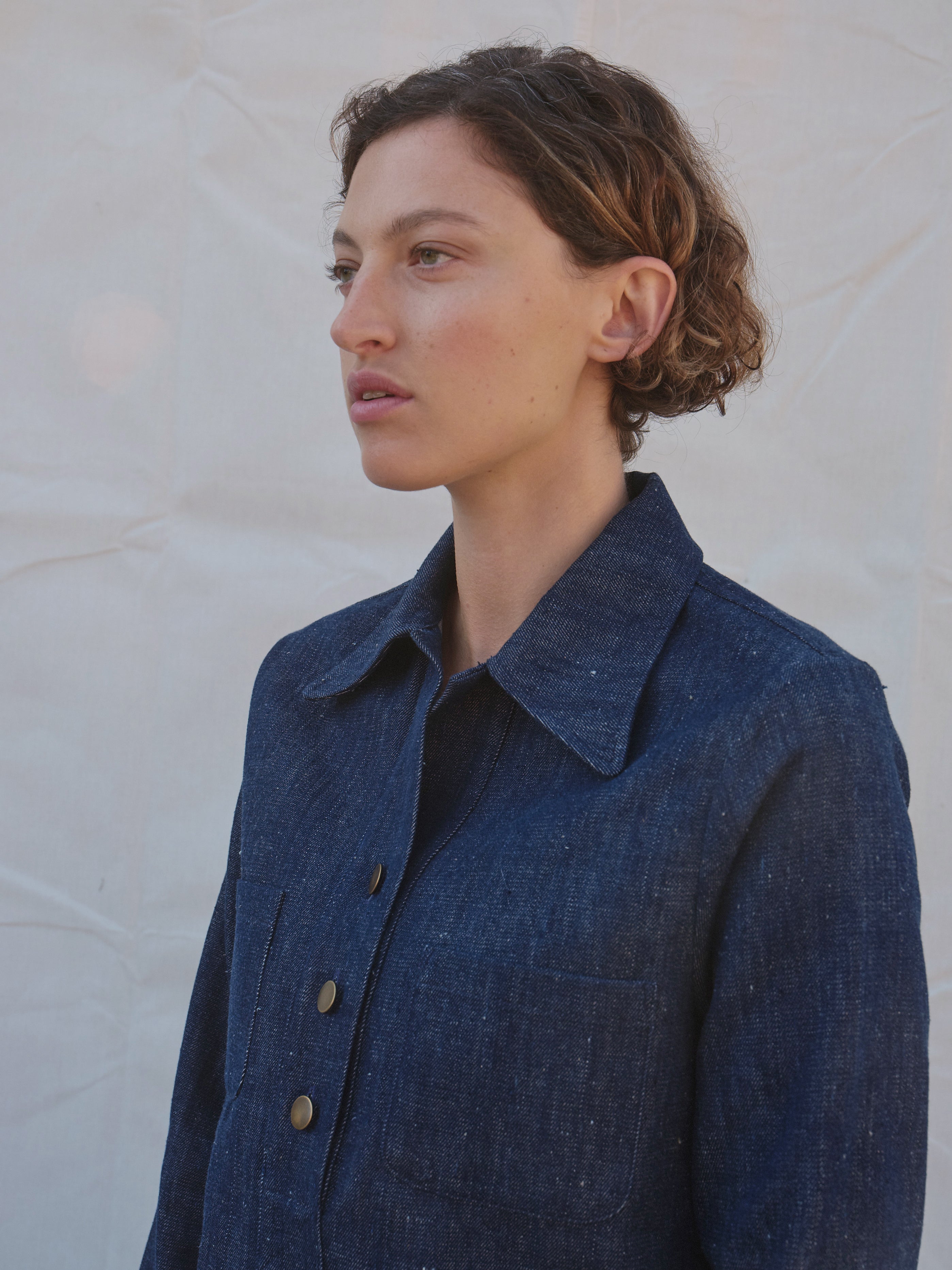 Russet Tunic in Khadi Denim
