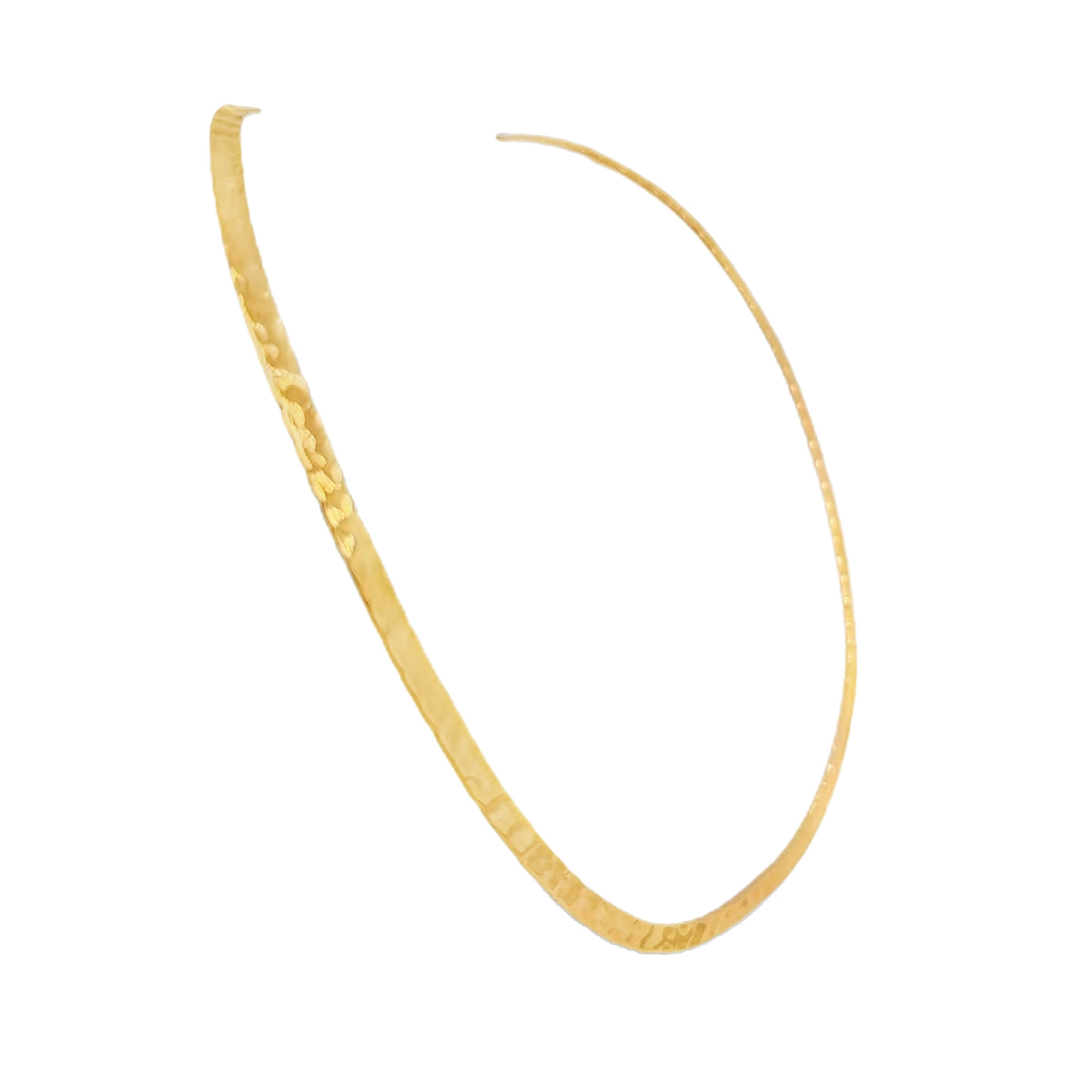 Gold Hammered Sunray Torque