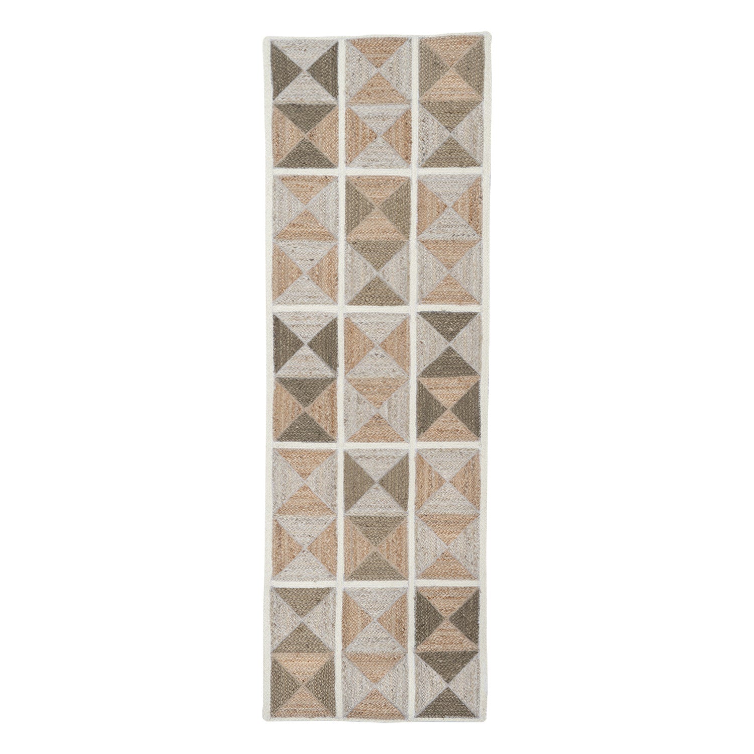 Natural Harlequin Jute Rug