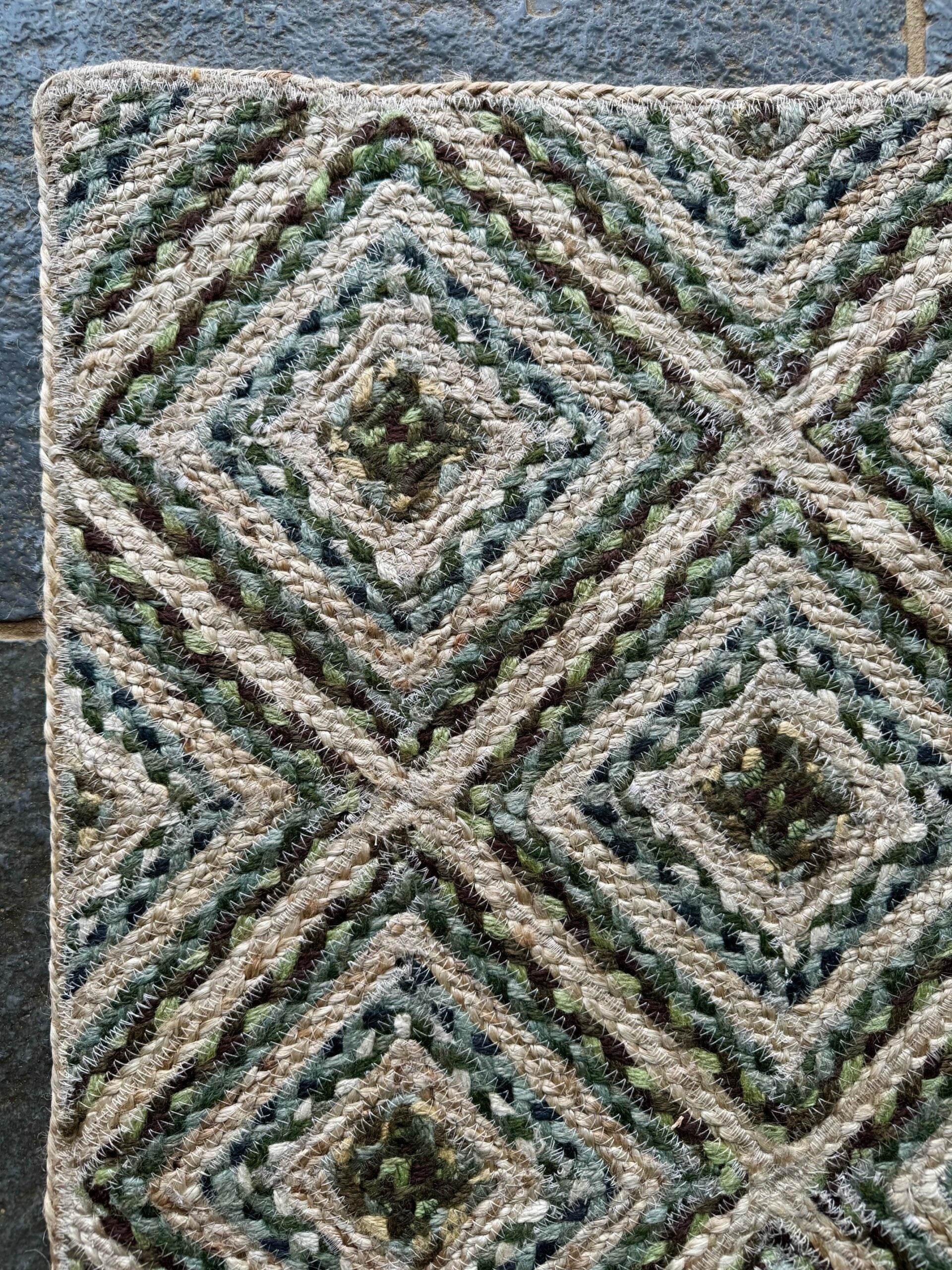 Hedgerow Mosaic Jute Rug