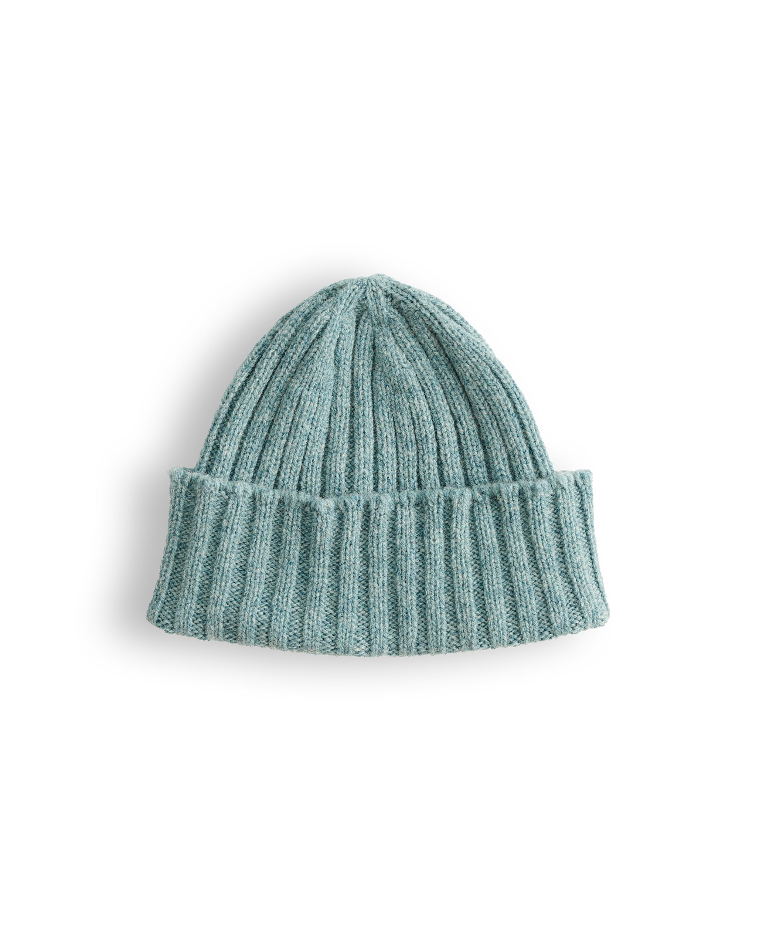 Merino Lambswool Beanie - Helford Green (Knitted-to-Order)
