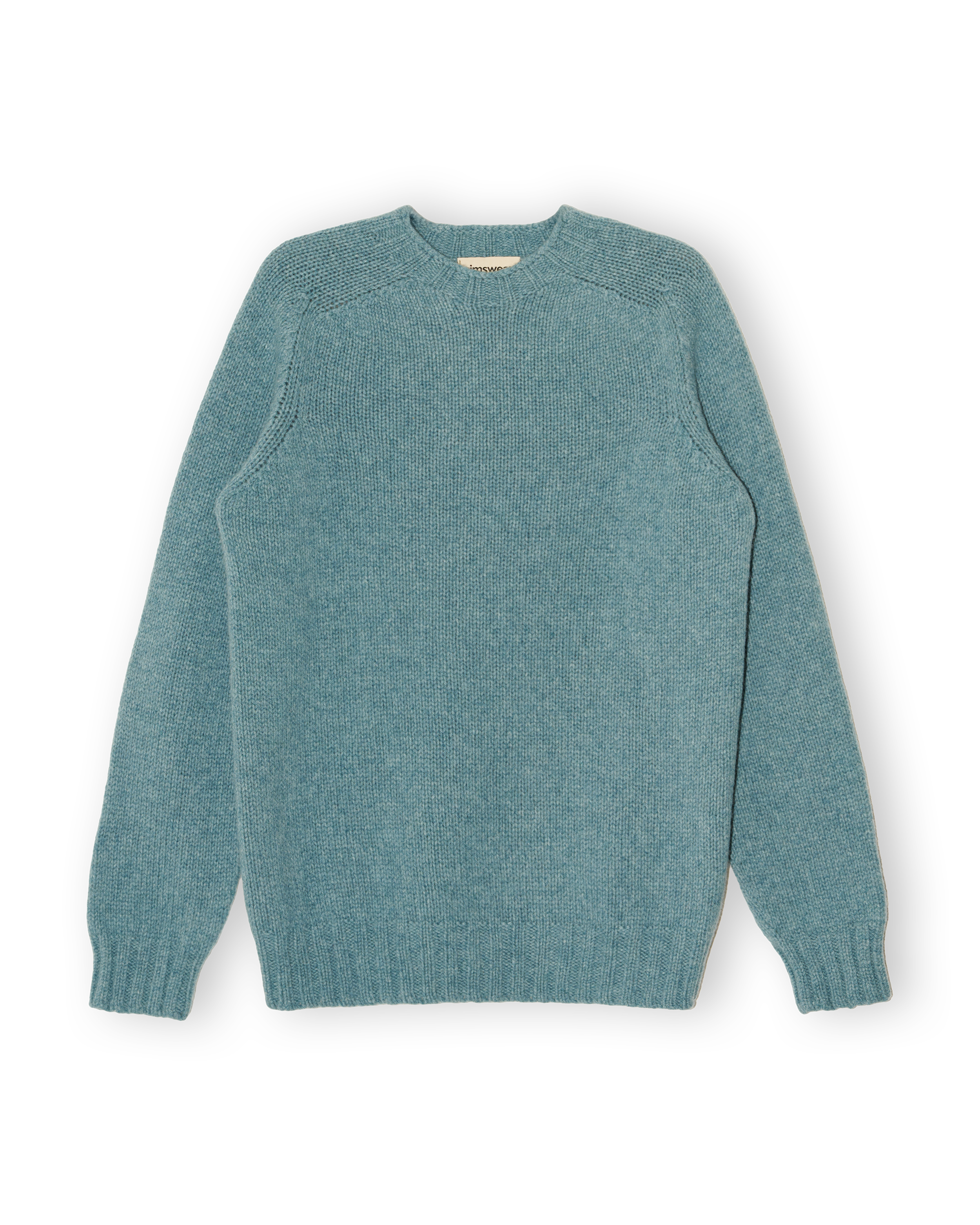 Chunky Merino Lambswool Jumper - Helford Green (Knitted-to-Order)