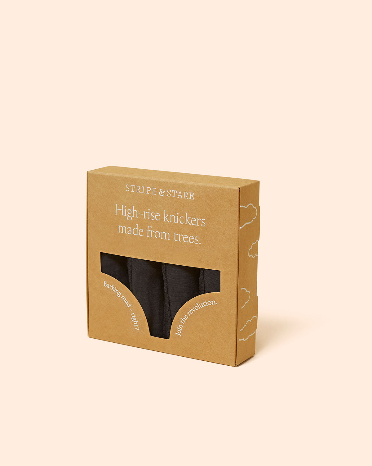 High Rise Knicker Four Pack - Black