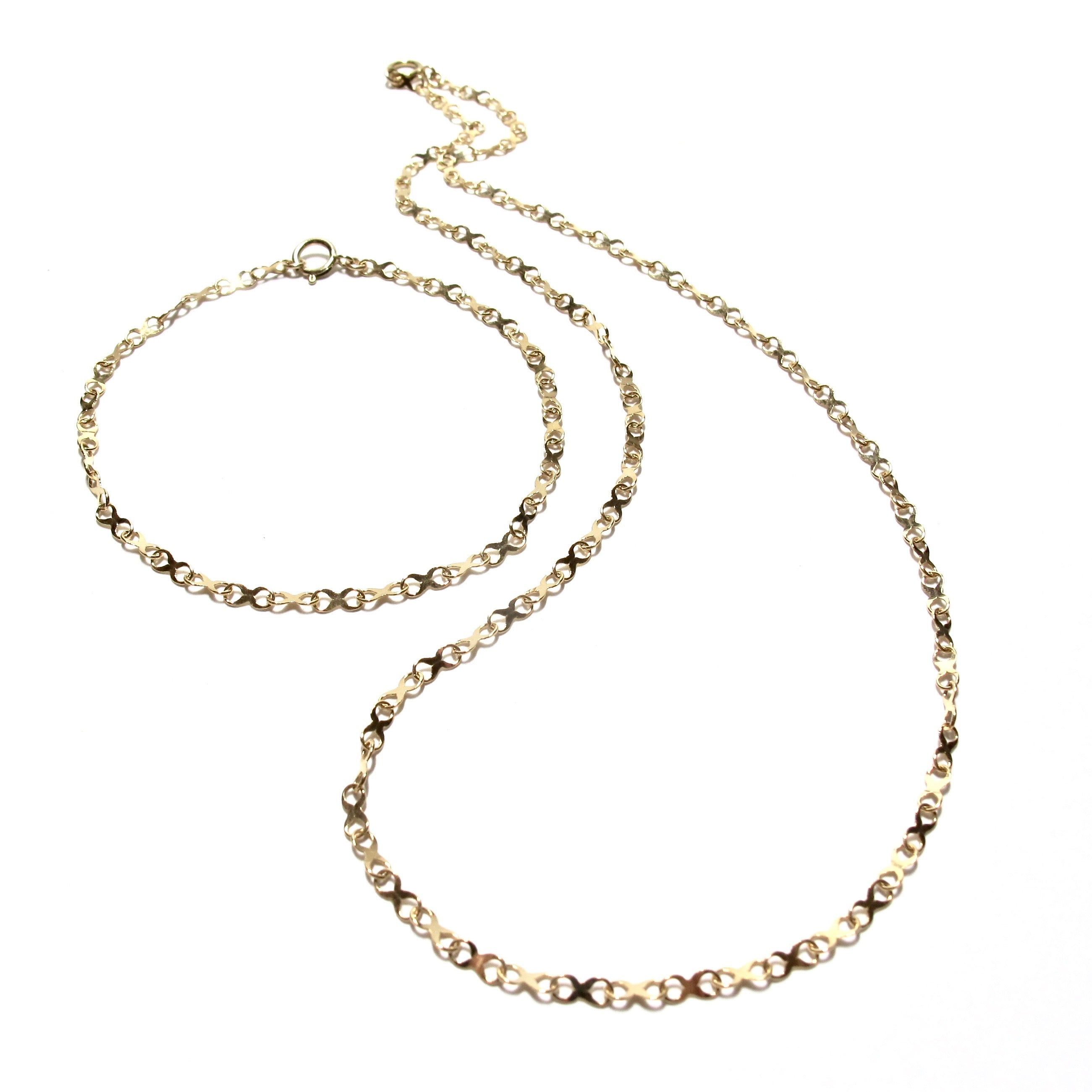 Infinity Chain Necklace (Choice of Length)