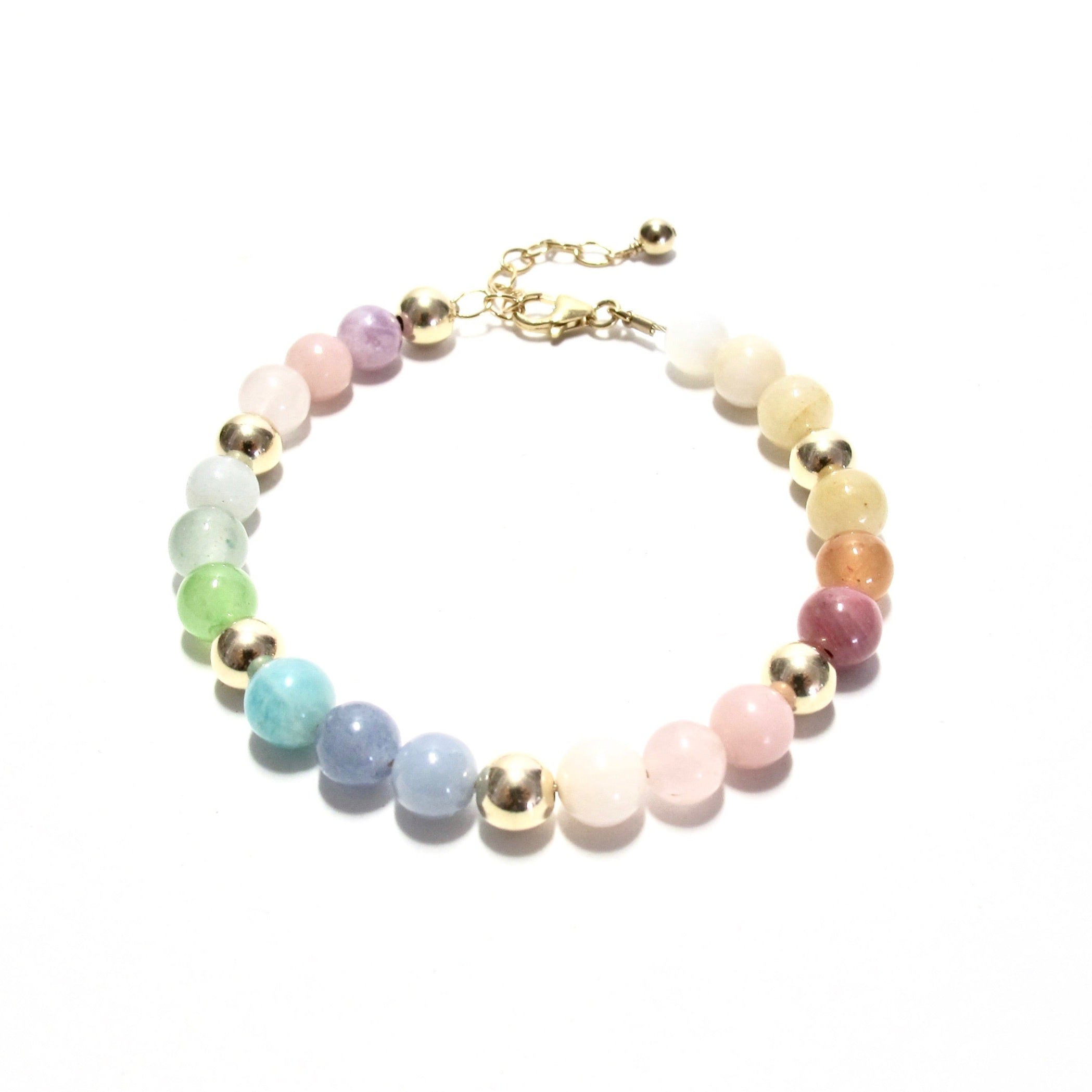 sorbet & gold bubblegum bracelet