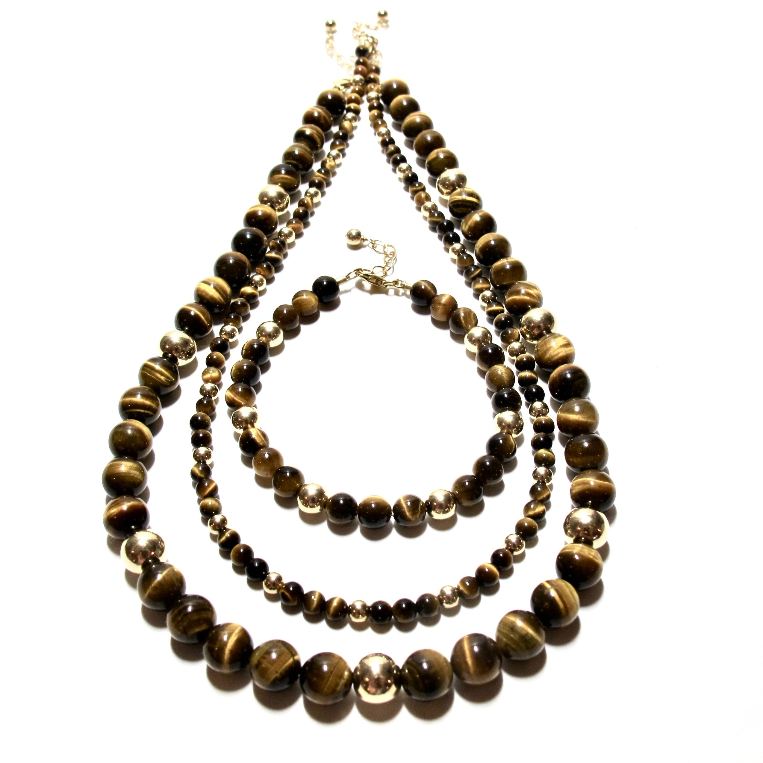 Mini Tigers Eye Necklace