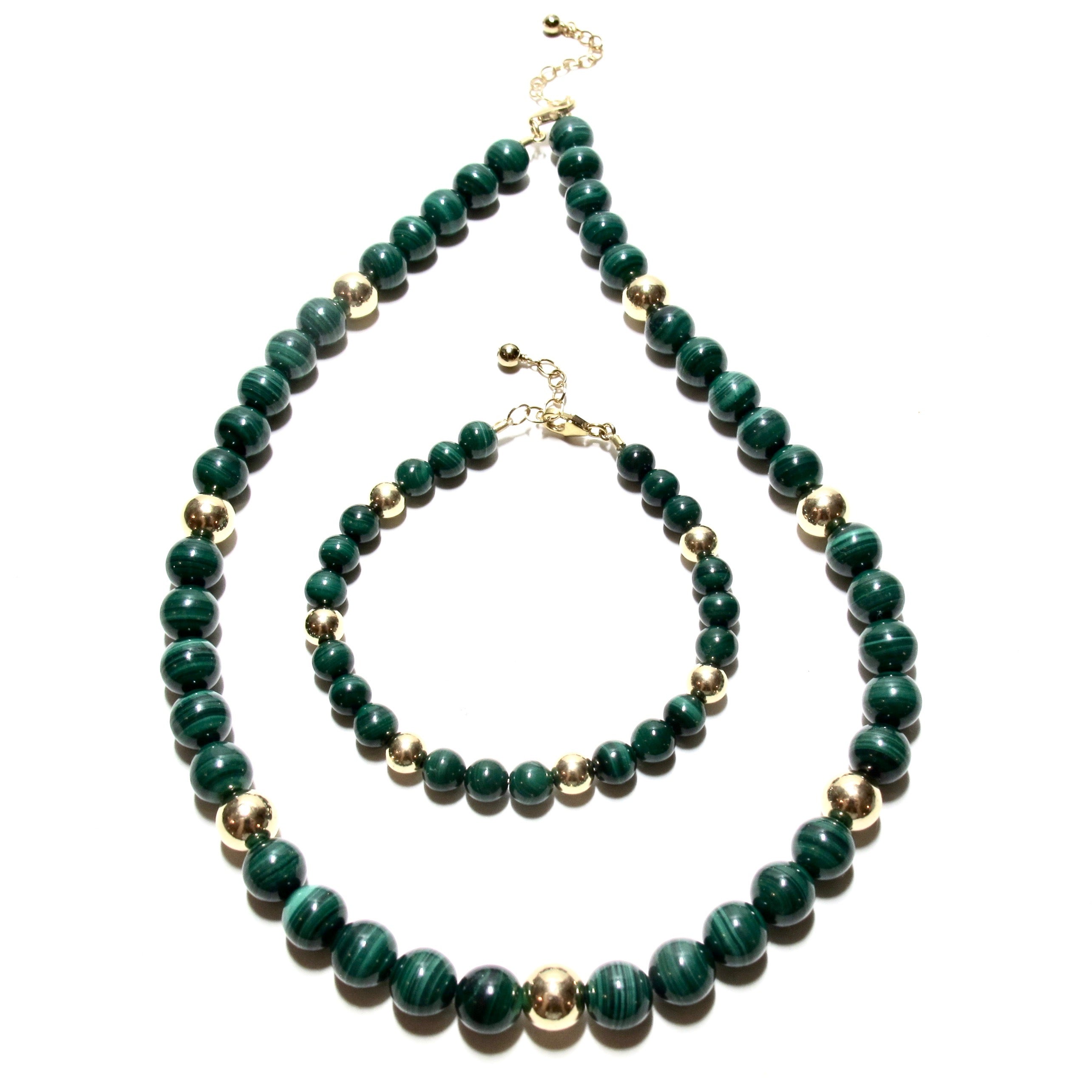 Malachite Bubblegum Necklace