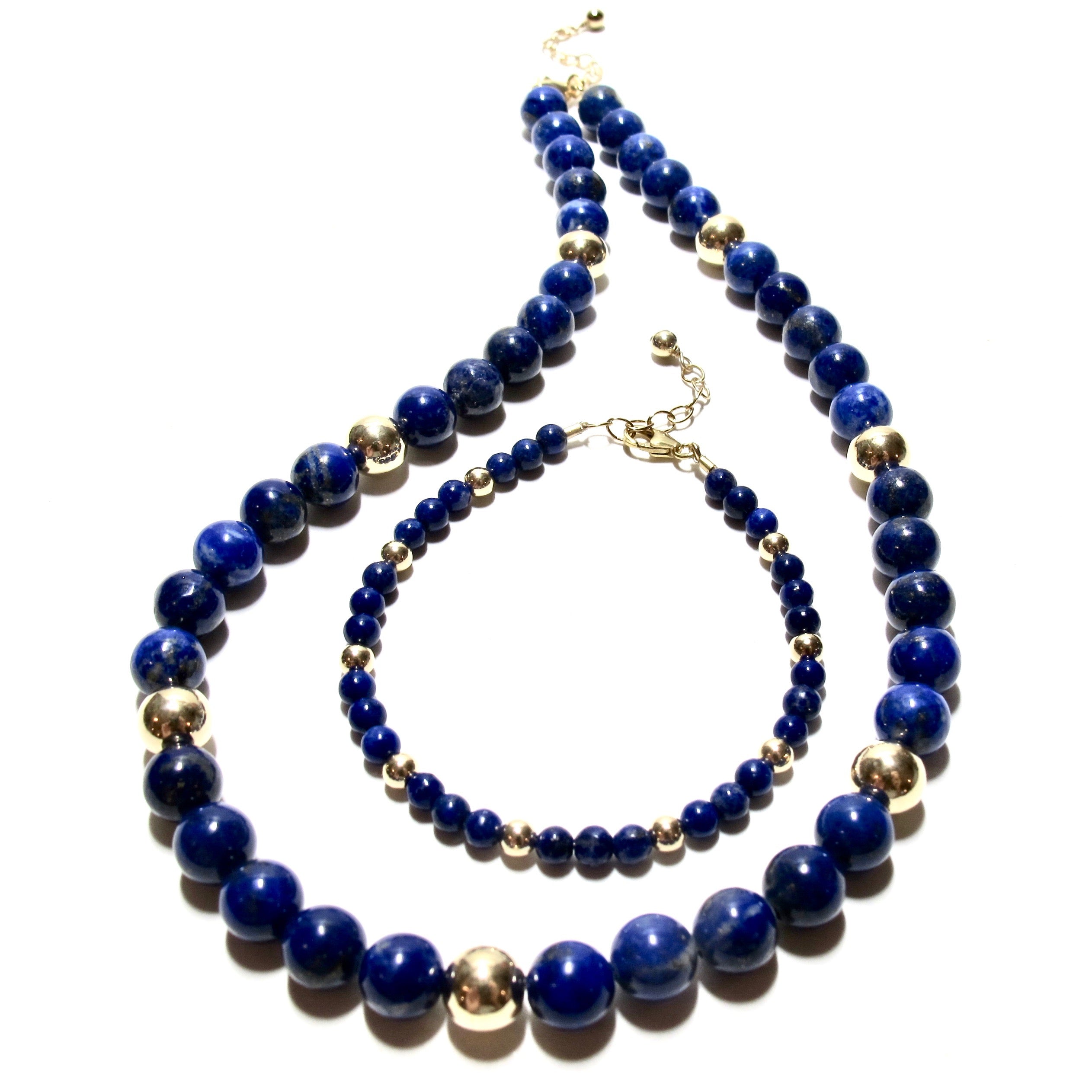 Lapis Lazuli Bubblegum Necklace
