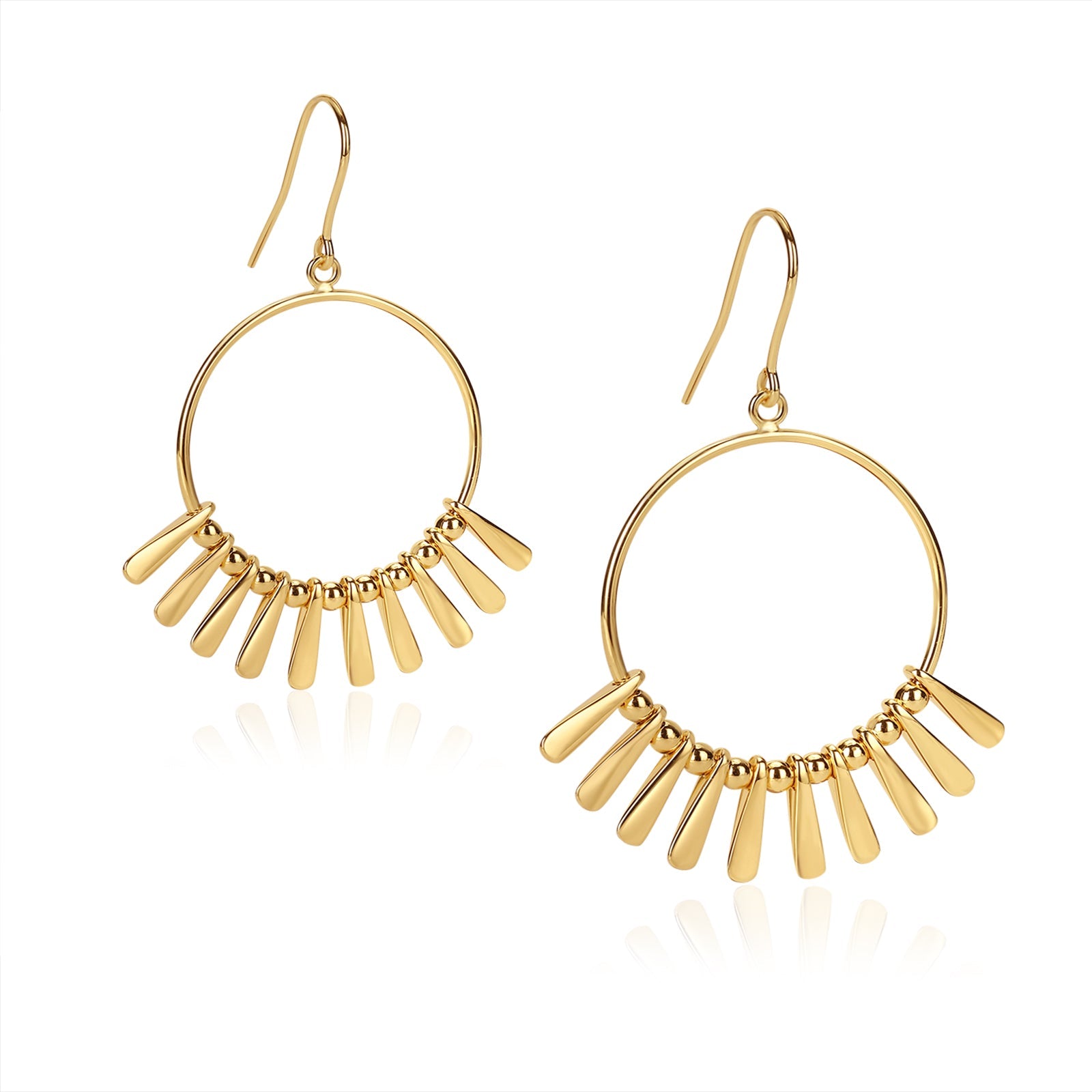 Mini Punkahi Earrings in Gold