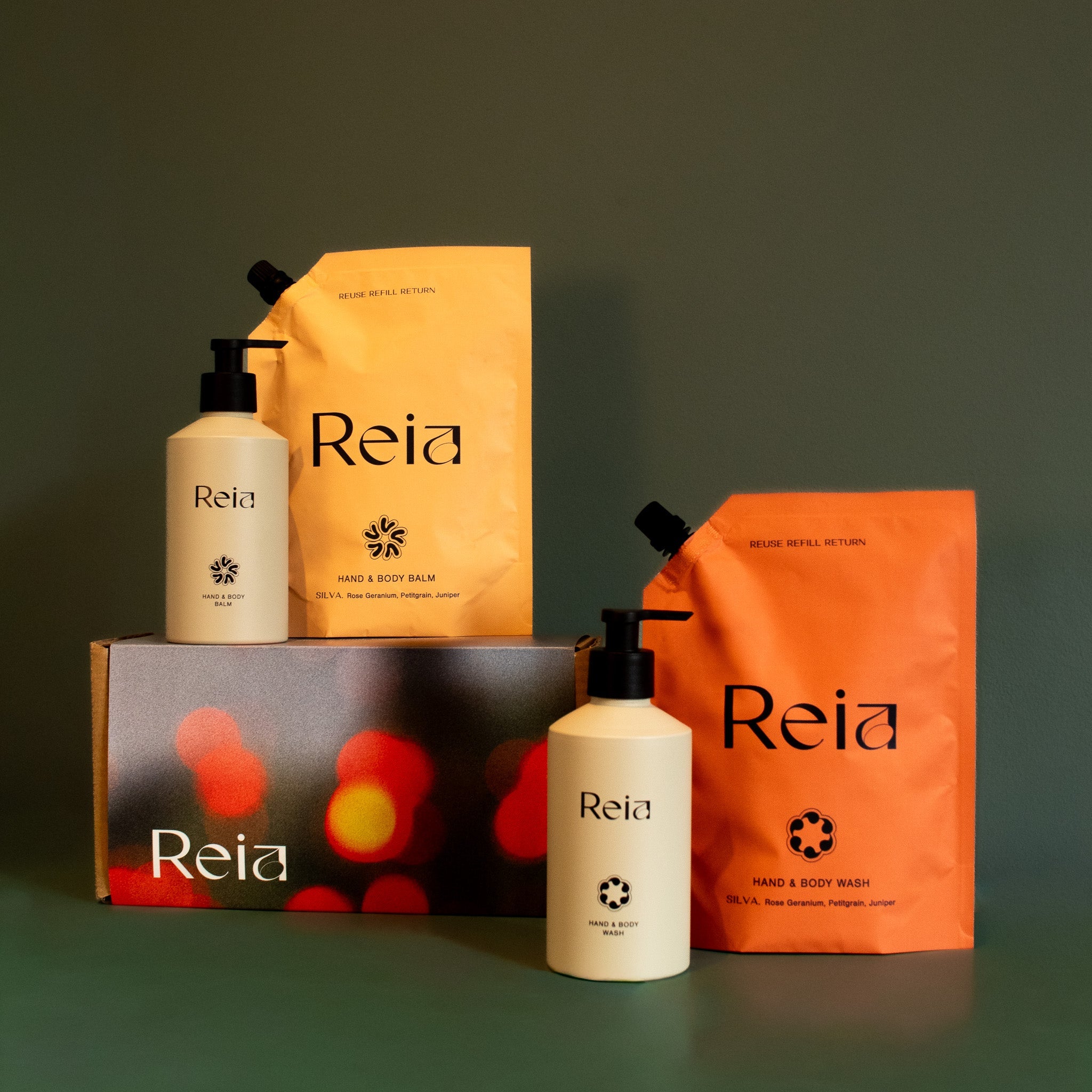 SILVA RANGE GIFT SET (50ml Balm, 350ml Wash, Diffuser)