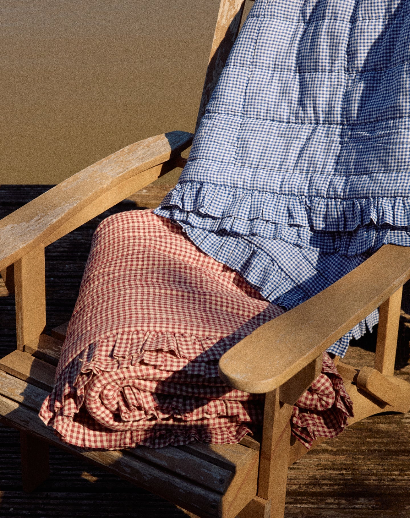 Quilt - Rust Gingham