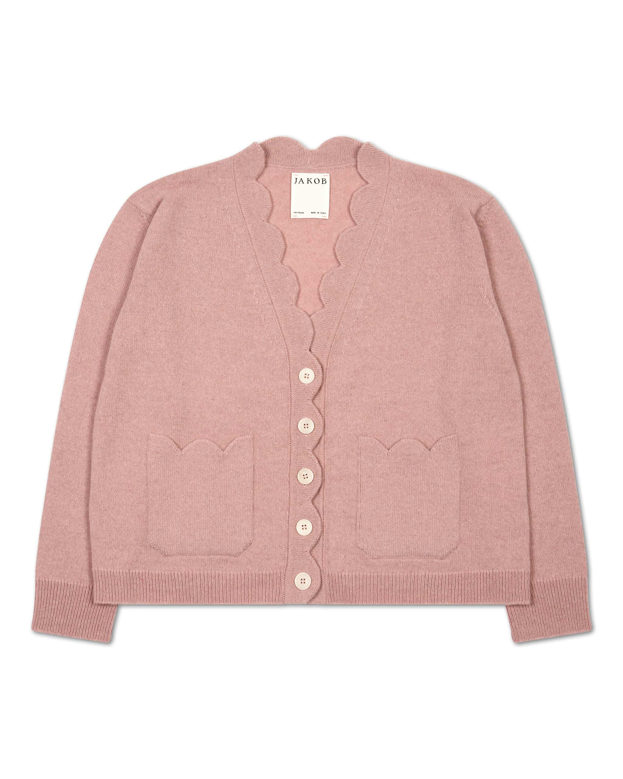 THE JAKOB HEIRLOOM CARDIGAN: DUSTY PINK