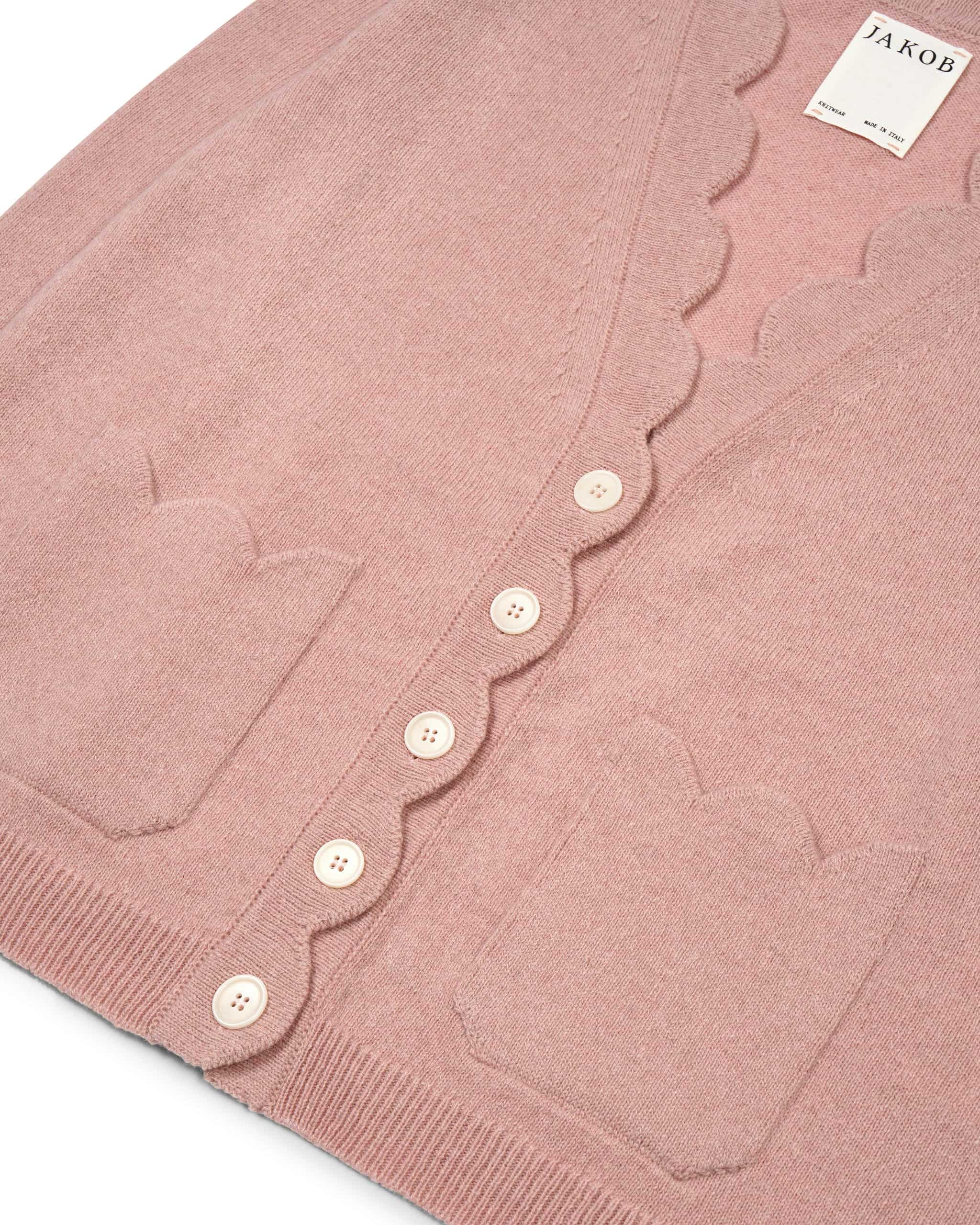 THE JAKOB HEIRLOOM CARDIGAN: DUSTY PINK