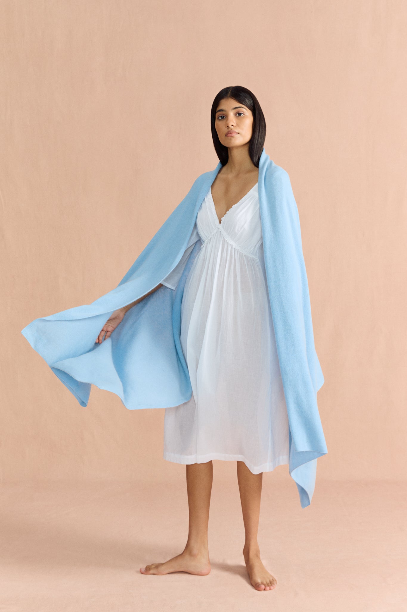 Curl Up in Cashmere Set - Blue