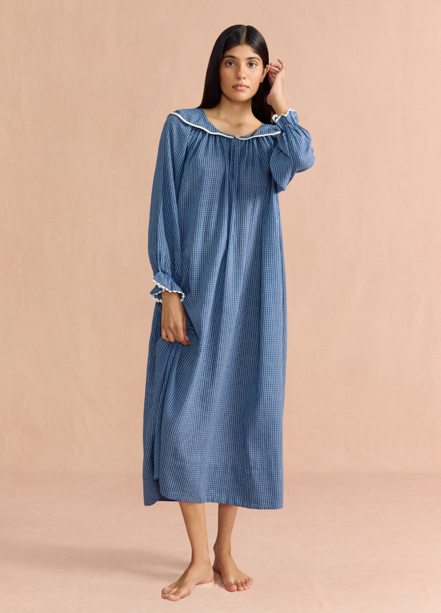 Katharine - Denim Check