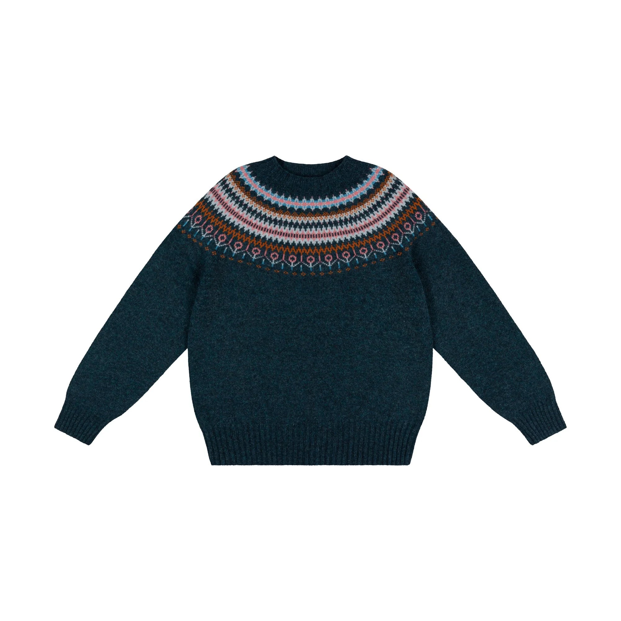 Fairisle Yoke Jumper in Lugano