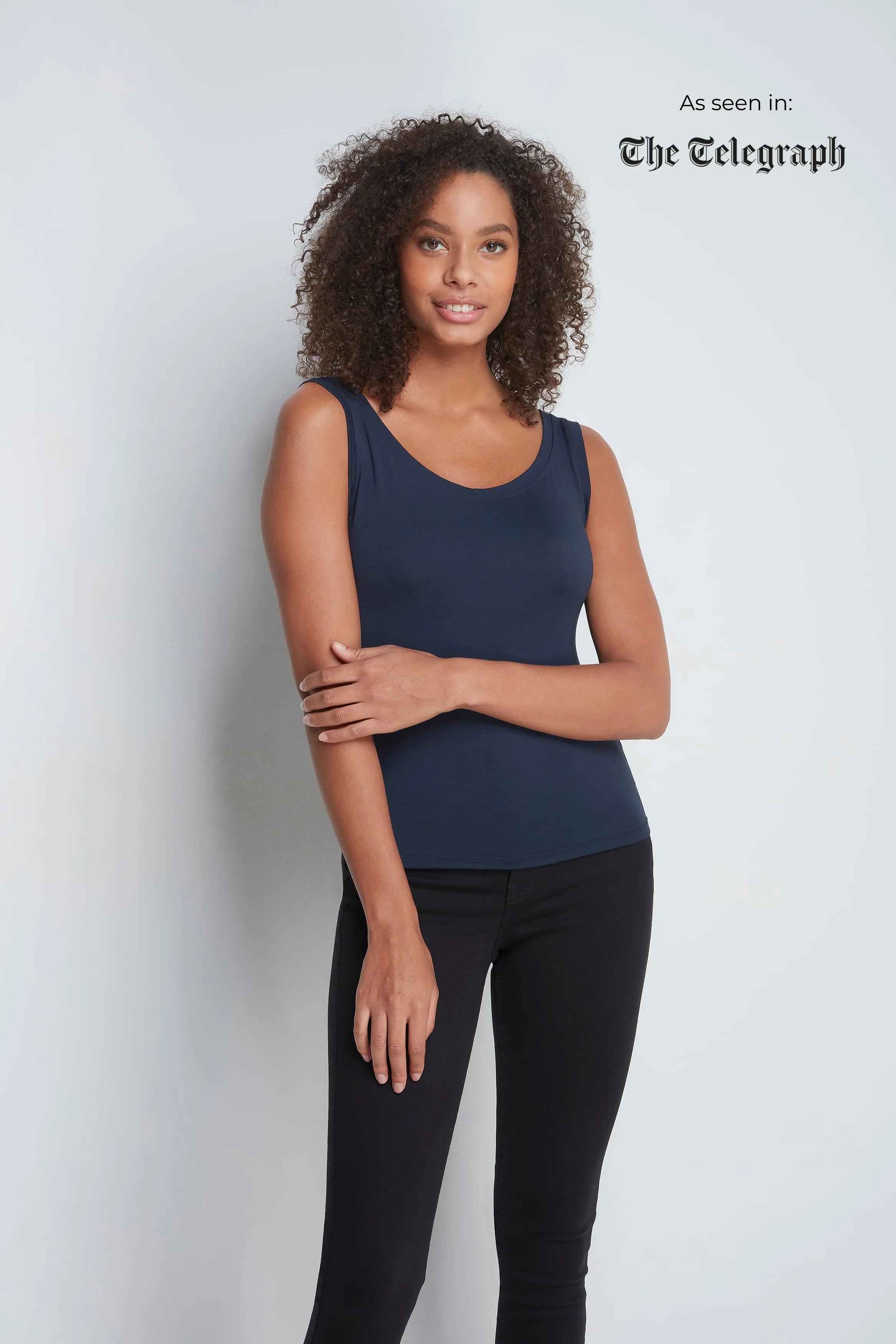Sleeveless Micro Modal Vest Top