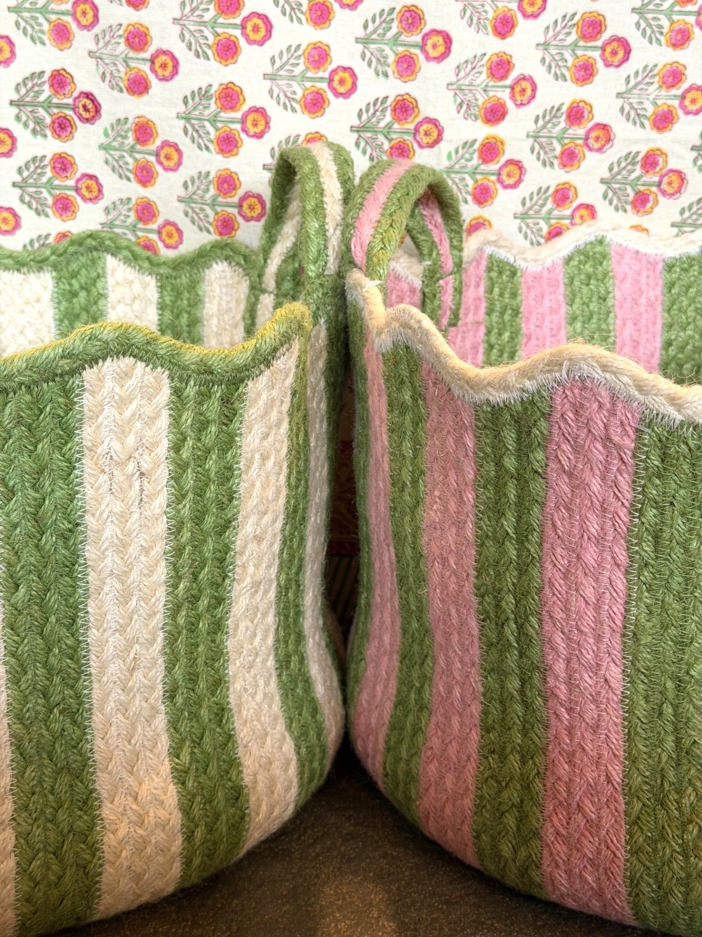 Large Tulip Basket Kiwi