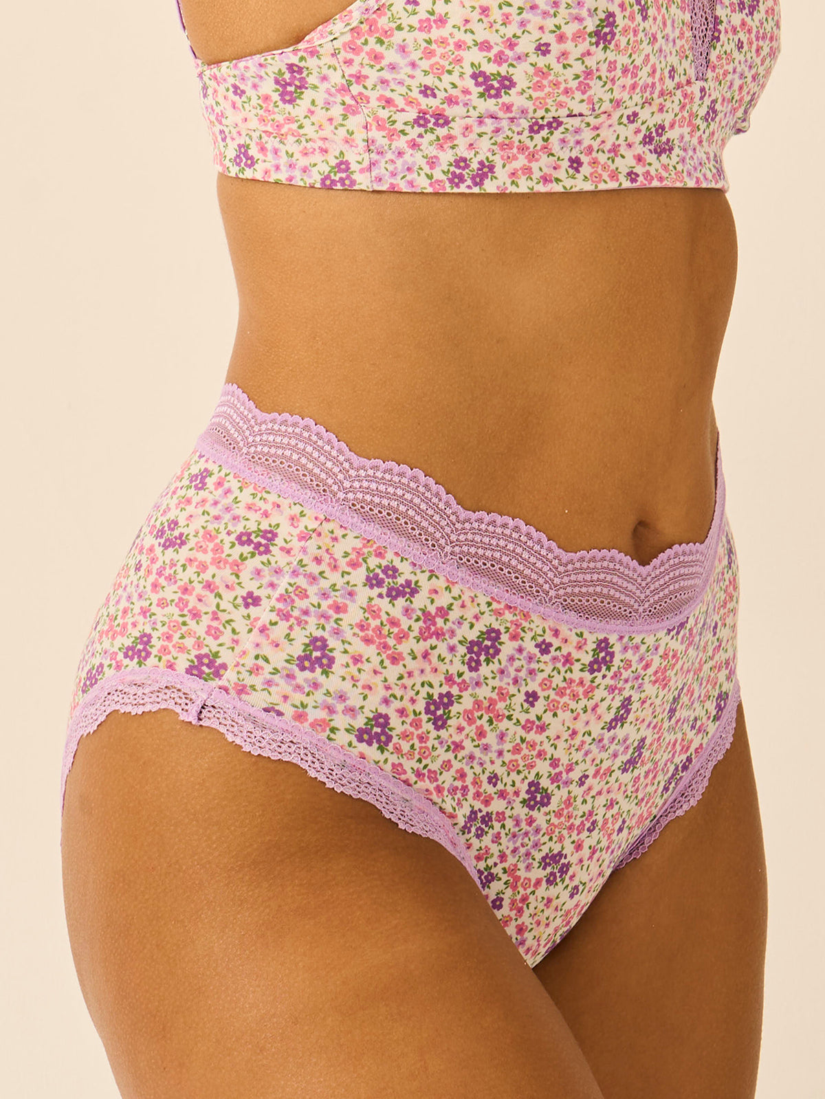 High Rise Knicker - Lavender Haze