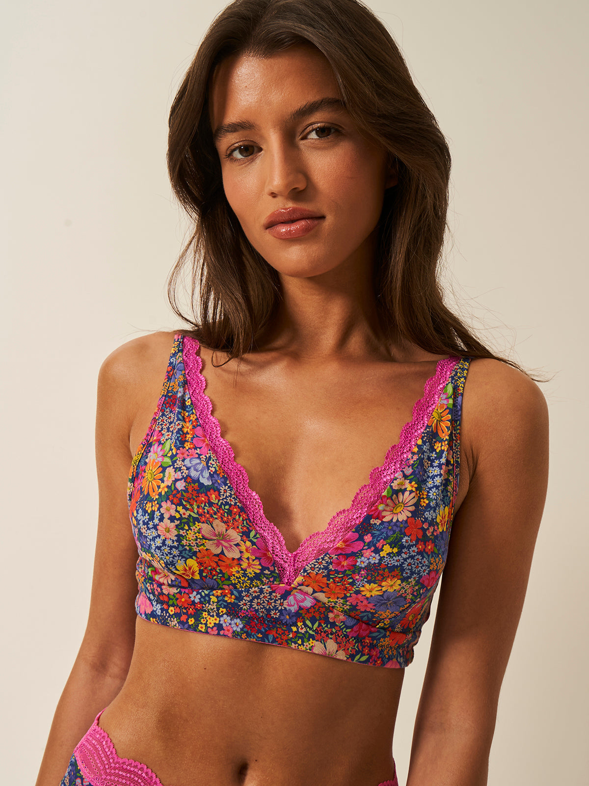 Lace Plunge Bra - Full Bloom