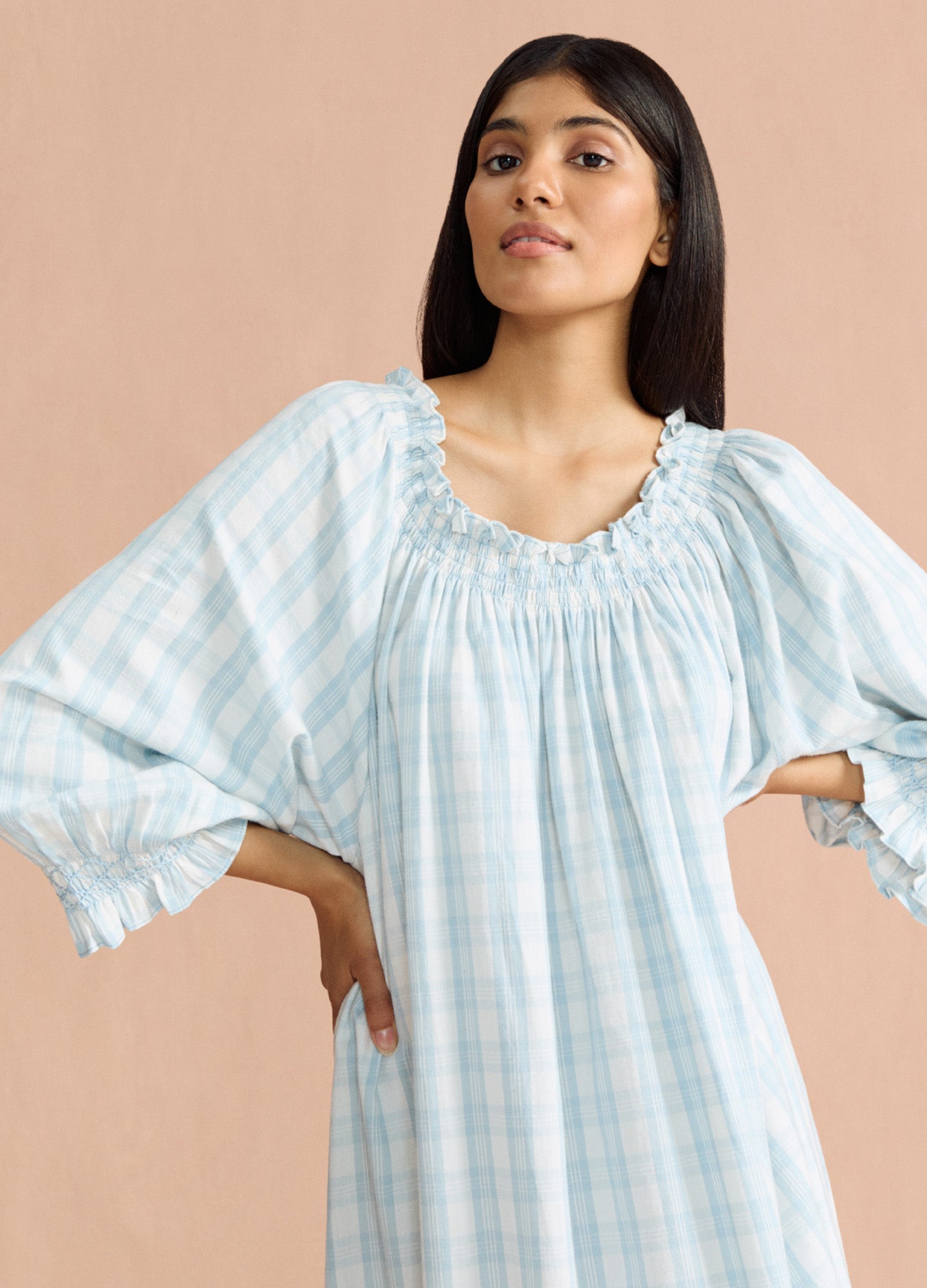 Leonore - Skye Blue Tartan