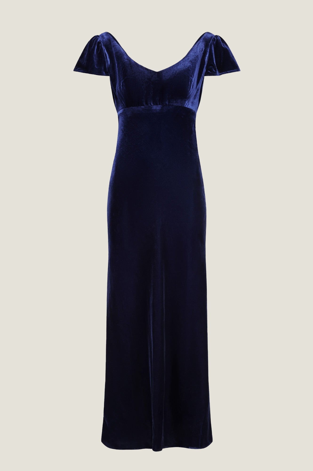 Lilah Velvet Maxi Dress | Navy