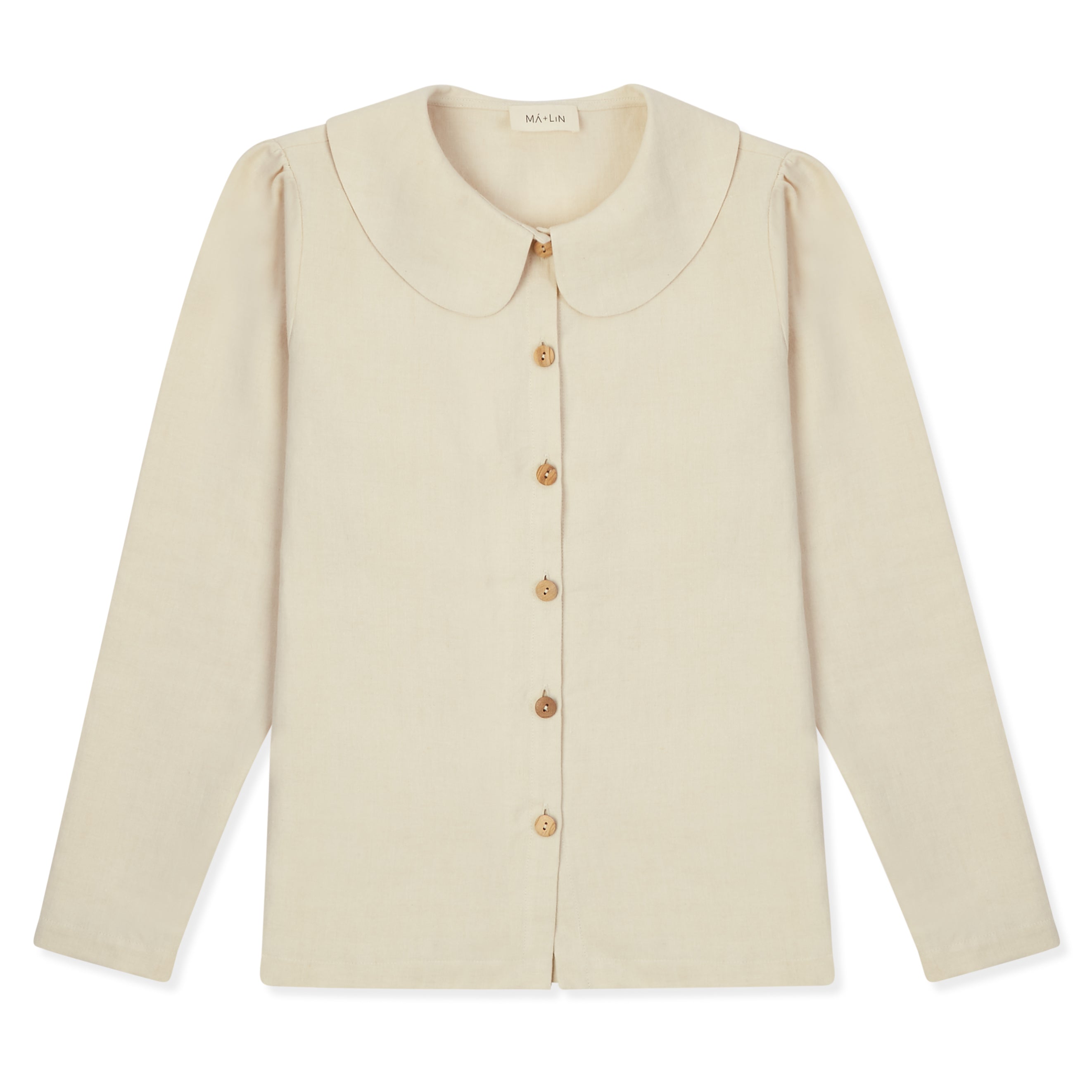 Claudine Linen Blouse  - Natural