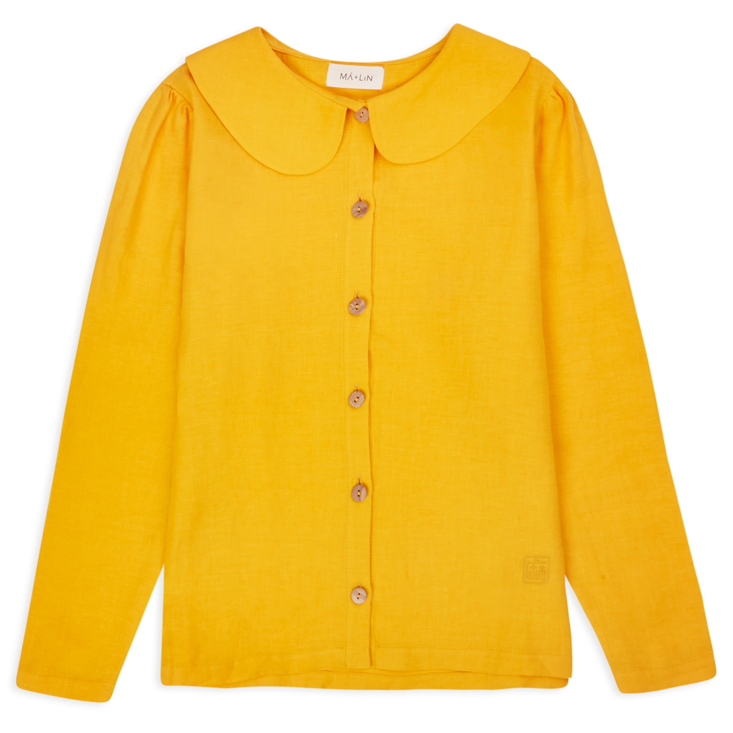 Claudine Linen Blouse  - Marigold