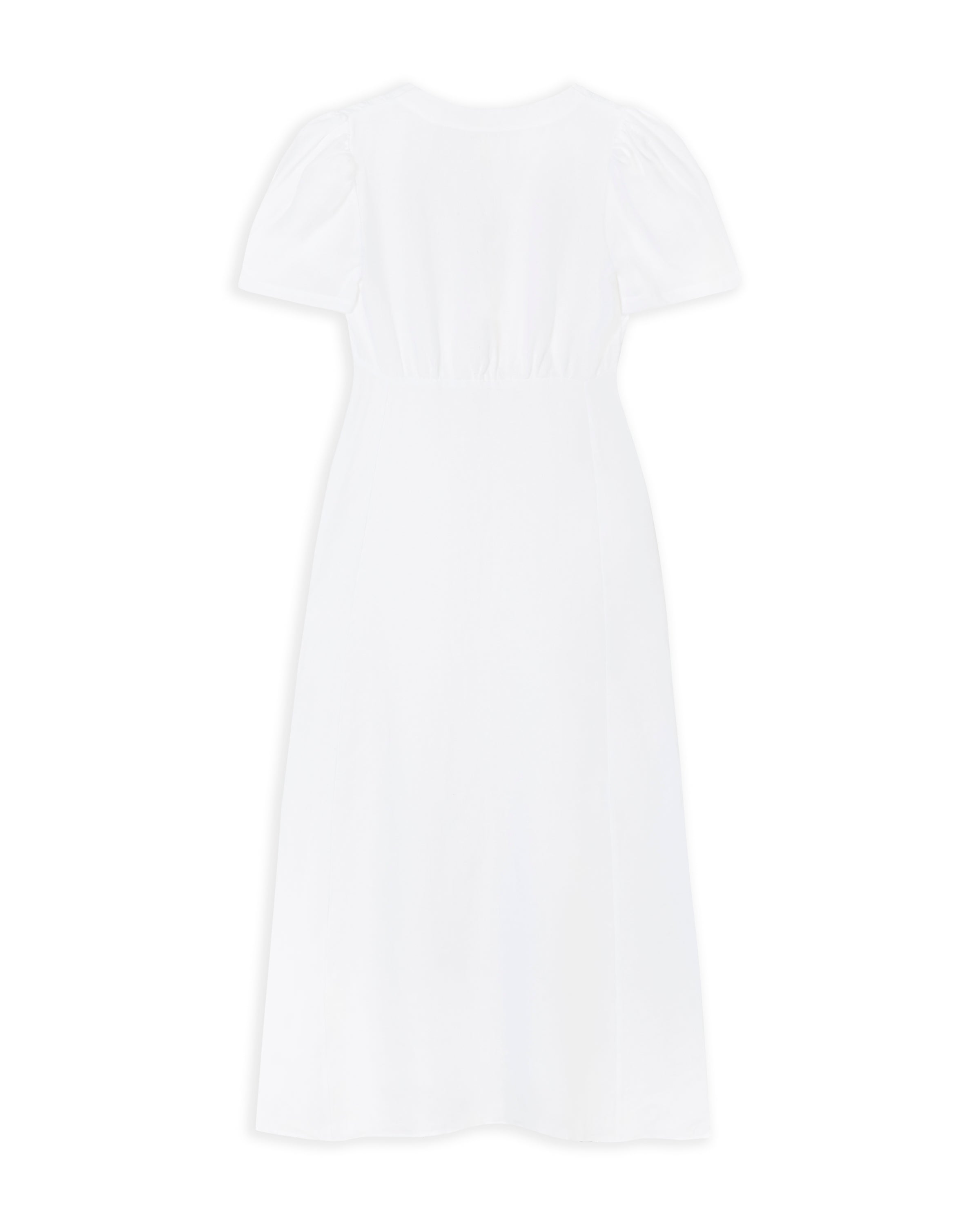Daisy Linen Dress  - White