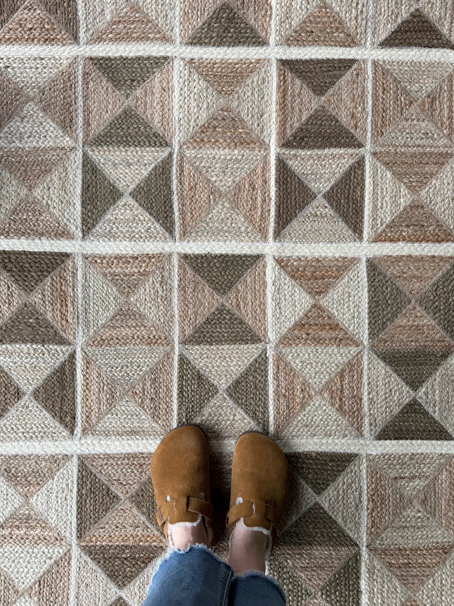 Natural Harlequin Jute Rug