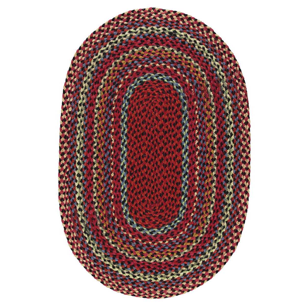 Cardinal Jute Oval Rug