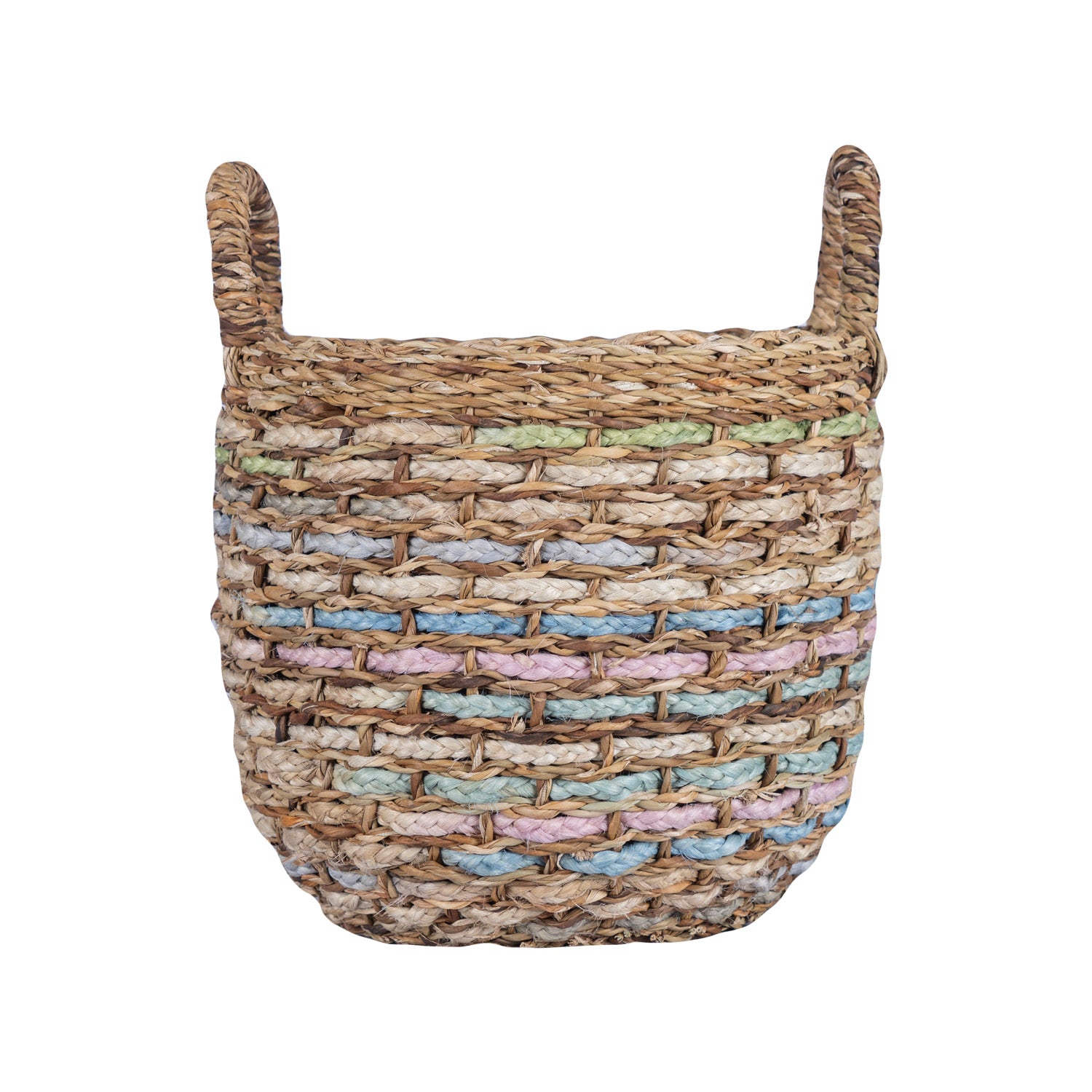 Village Pastel Log Basket