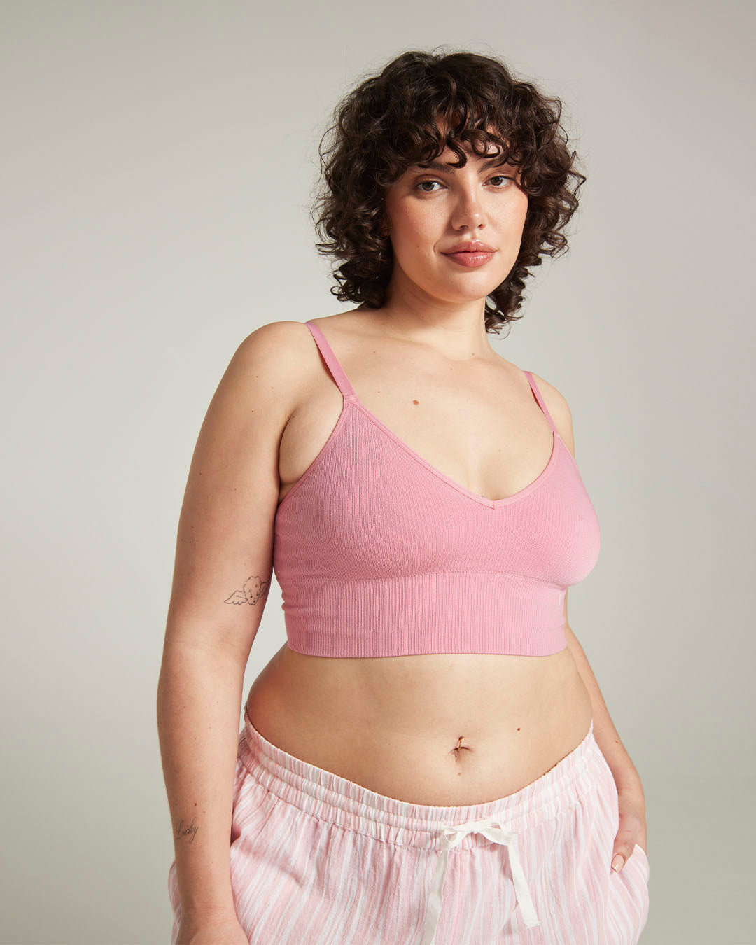 The TENCEL™ Seamless Bralette - Rose Pink