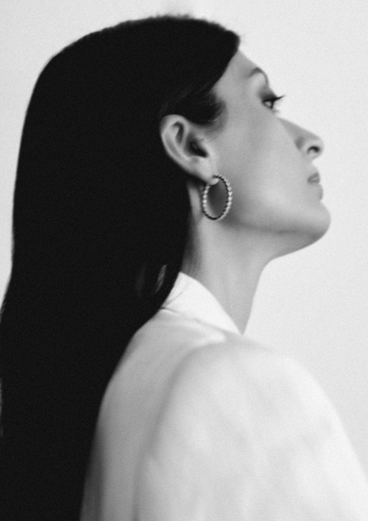 The Silver Mon Coeur Hoops