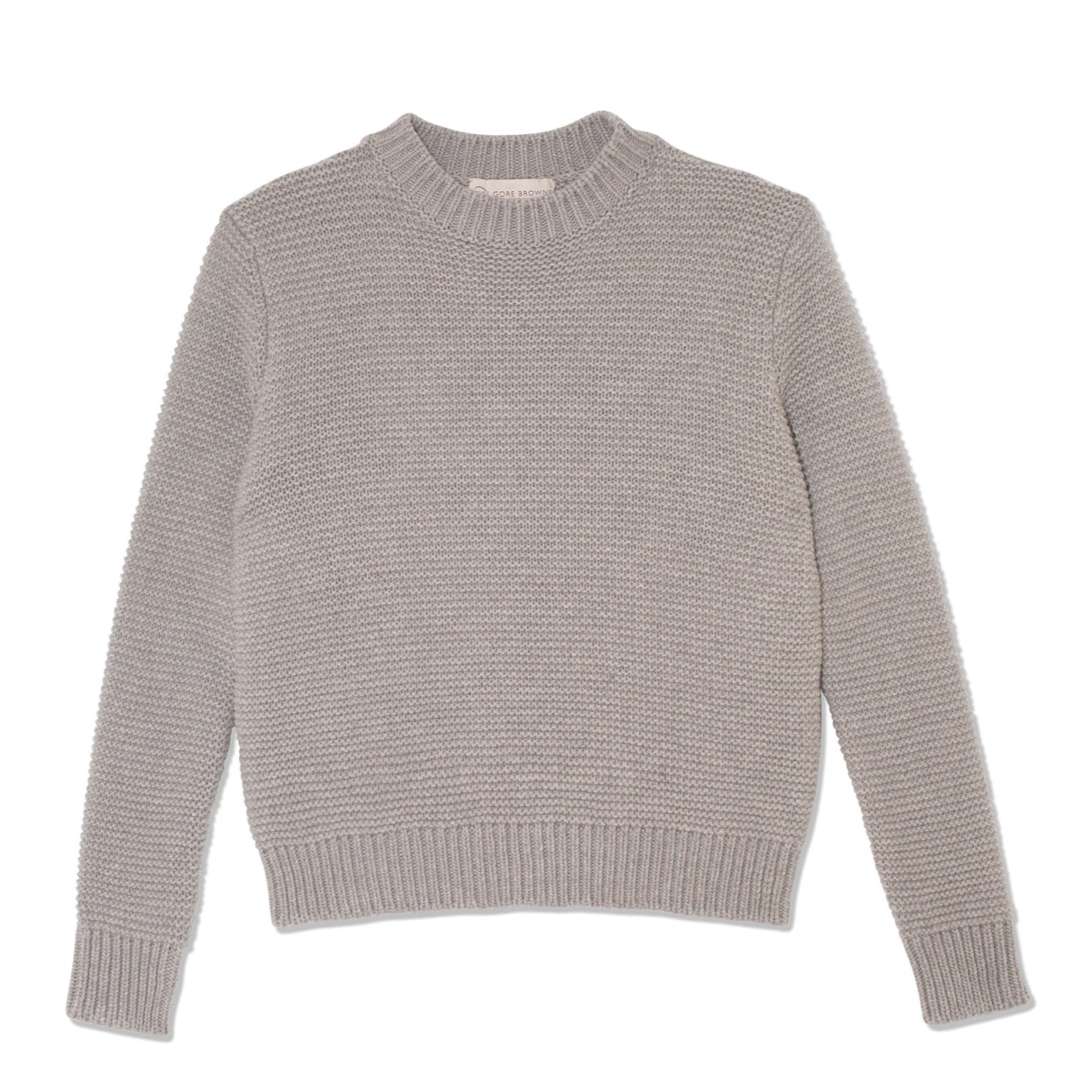 Purl Stitch Sweater - Cloudy Grey