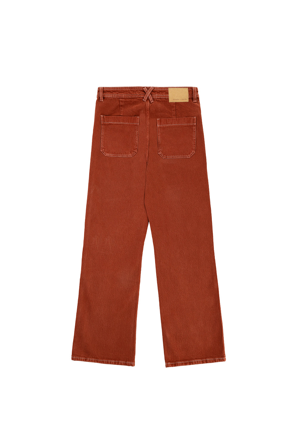 Mabel Jean Patch Pocket in Dark Rust