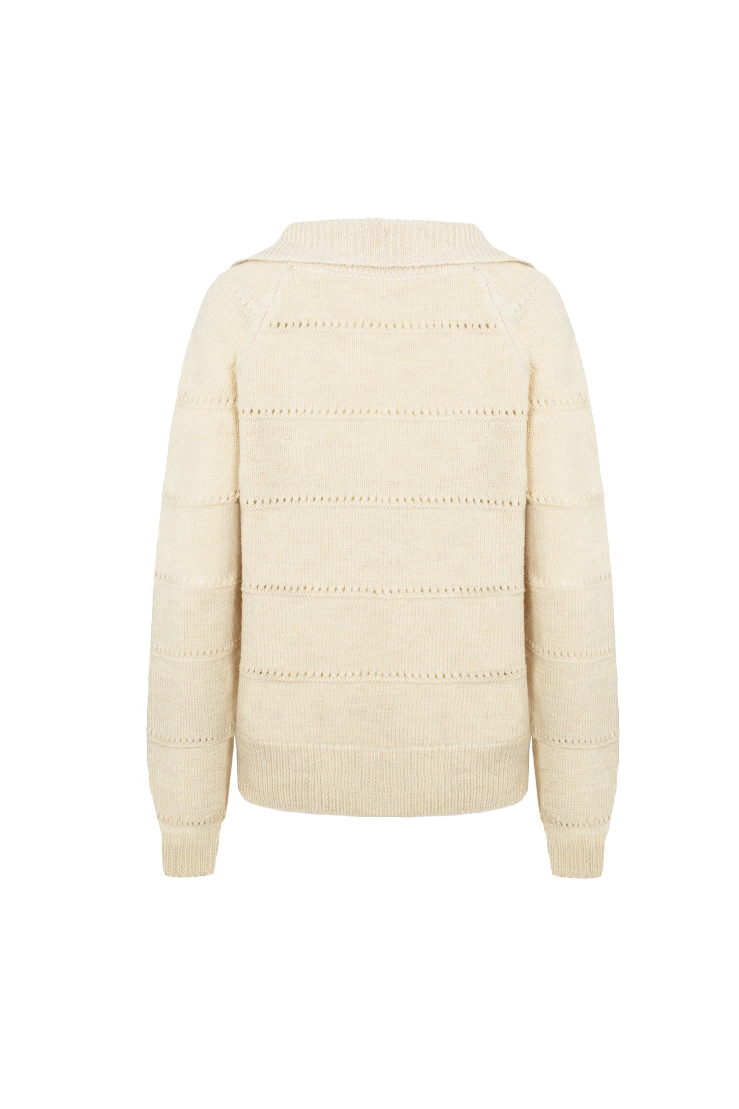 Pendle Jumper in Ecru Pointelle