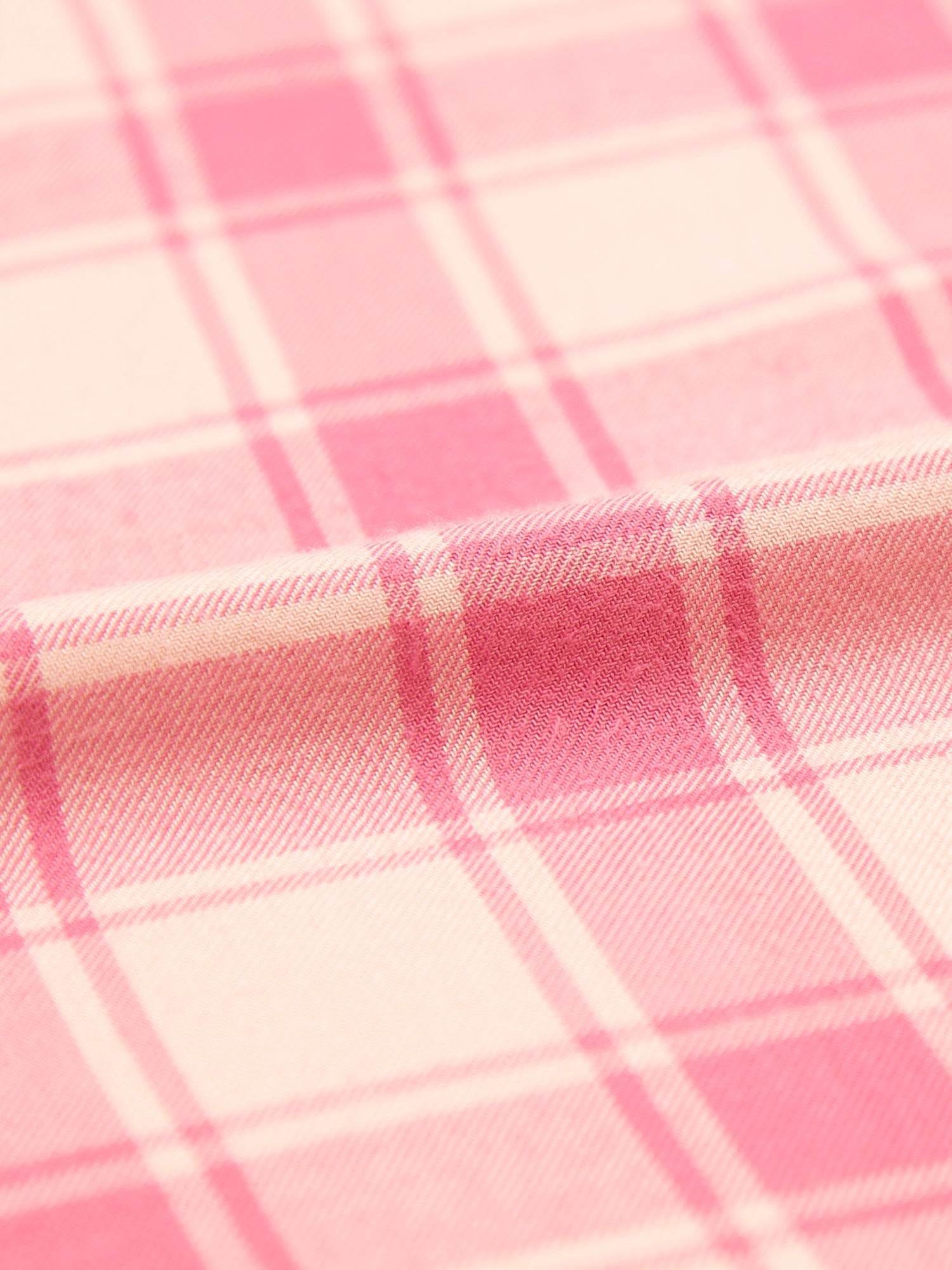 Soft Brushed Woven Pyjama Shorts - Pink Check
