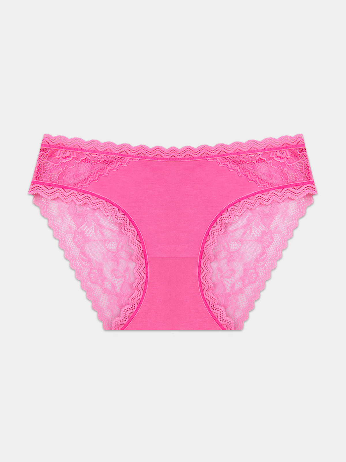 Eco Lace Original Knicker - Pink Cosmos