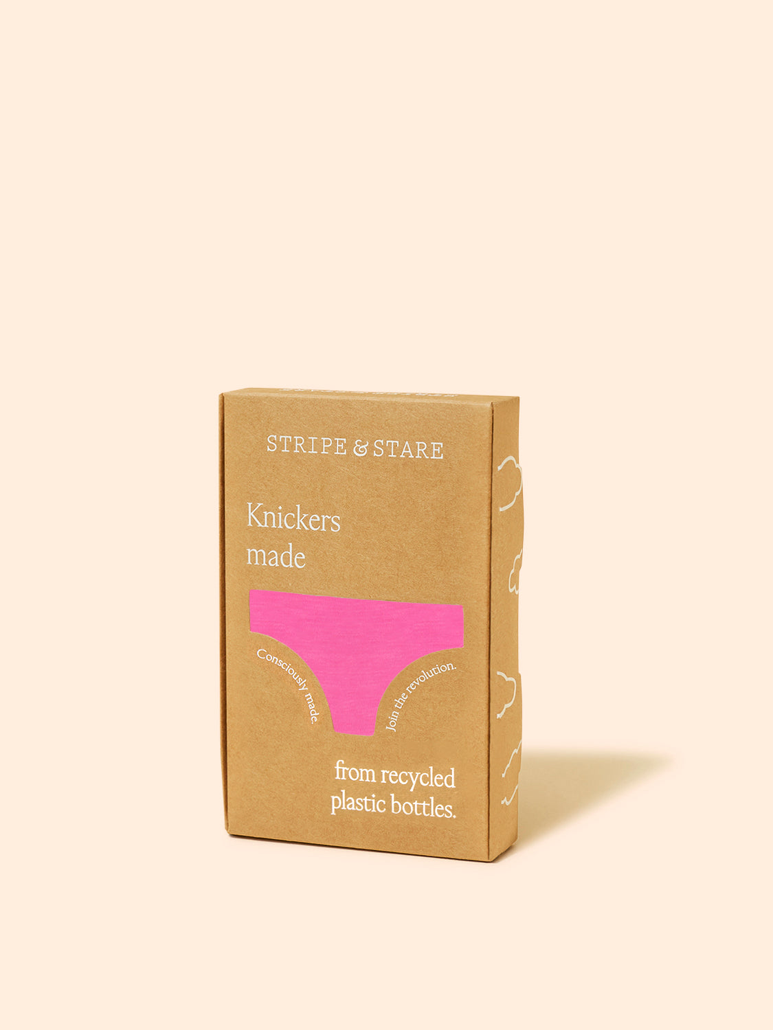 Eco Lace Original Knicker - Pink Cosmos