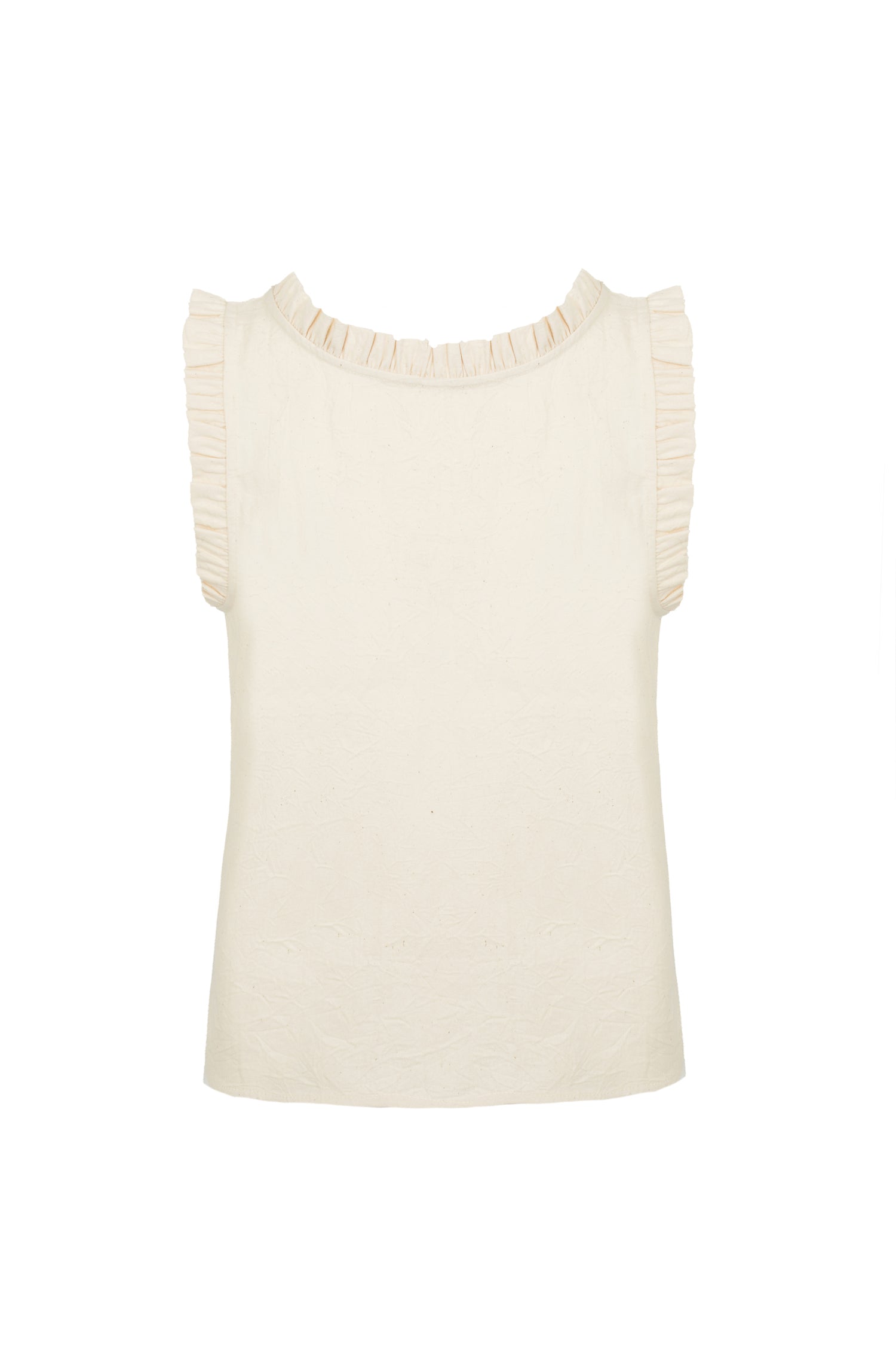 Quince Vest in Cream Canvas