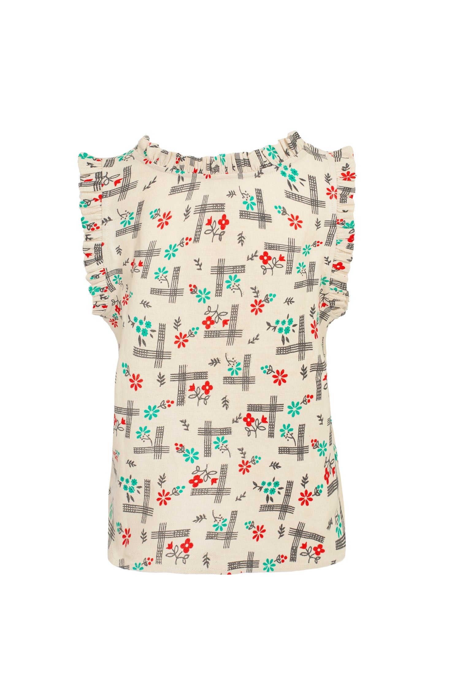 Quince Vest in Vintage Print