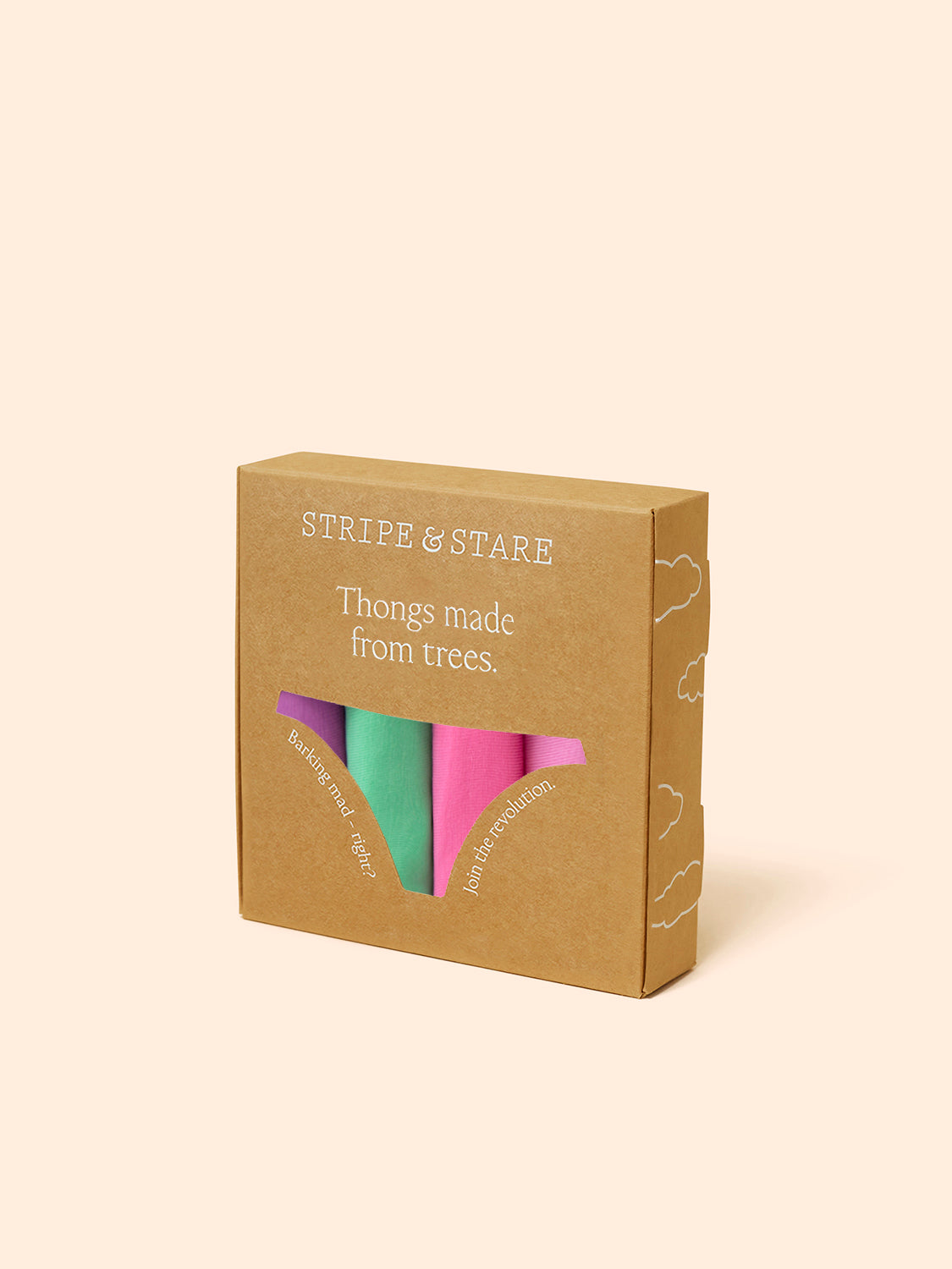 Thong Four Pack - Candy Floss Brights