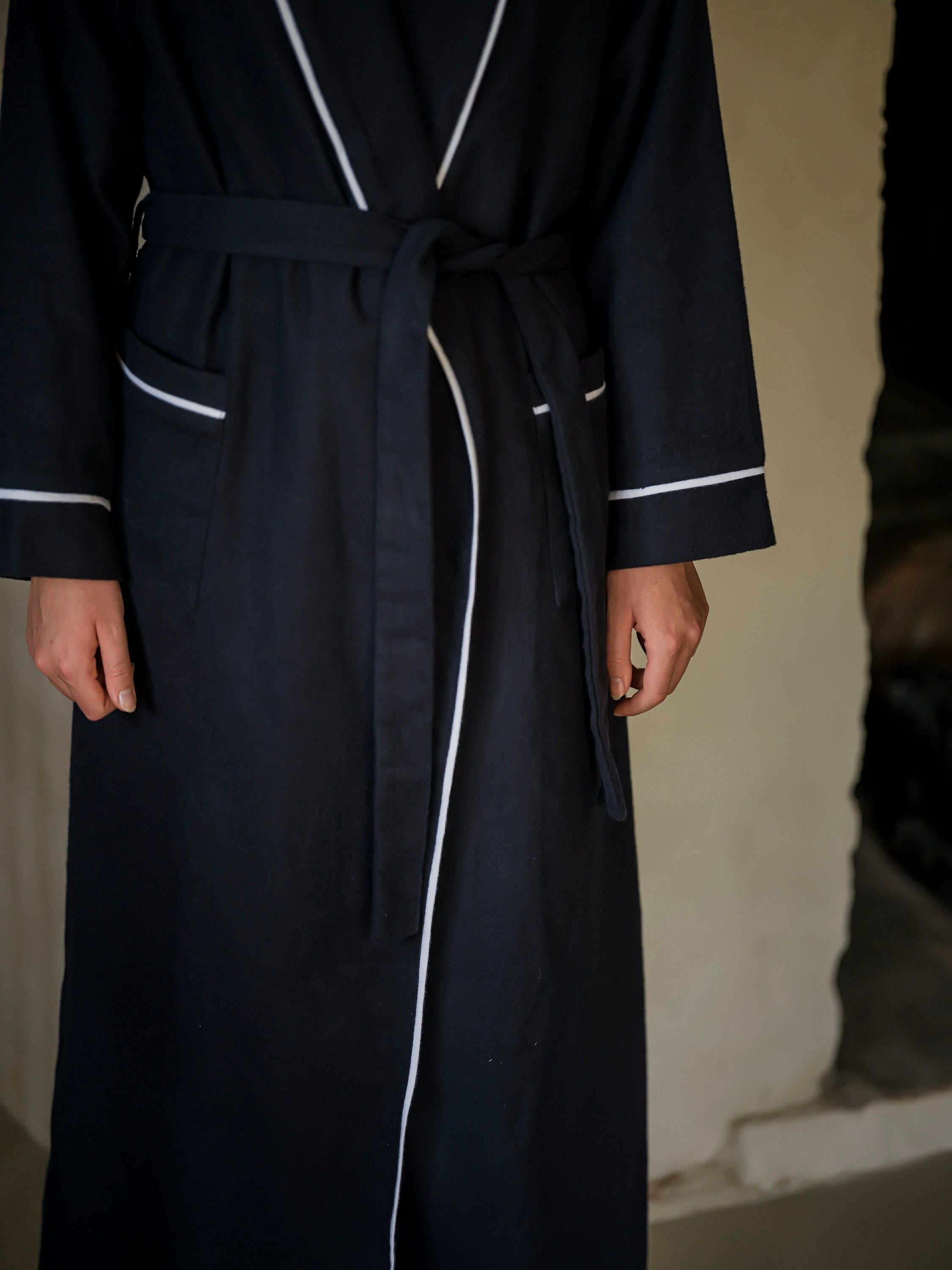 Sian Esther X Osborn Interiors Navy Robe