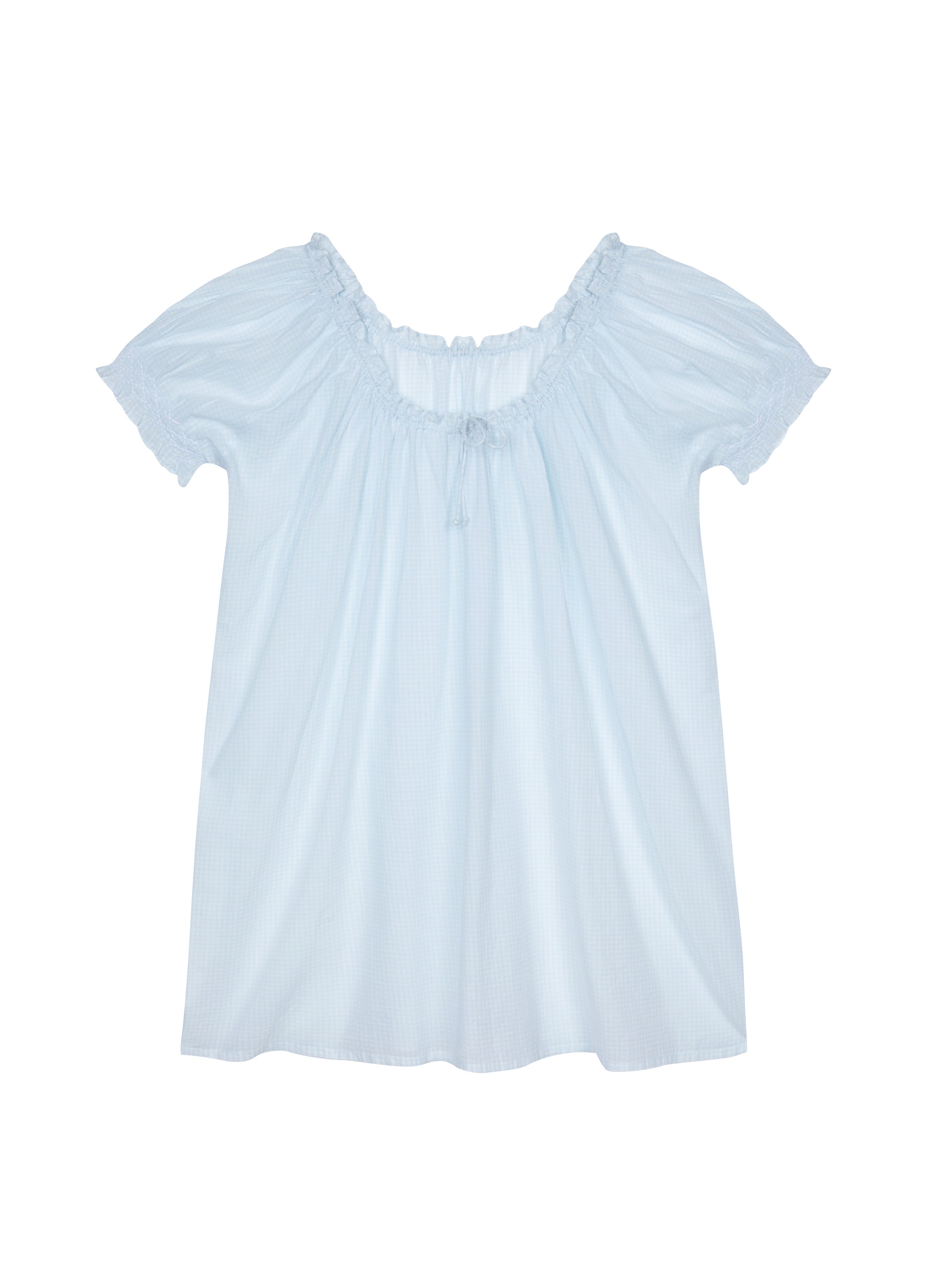 Clover - Pale Blue Gingham