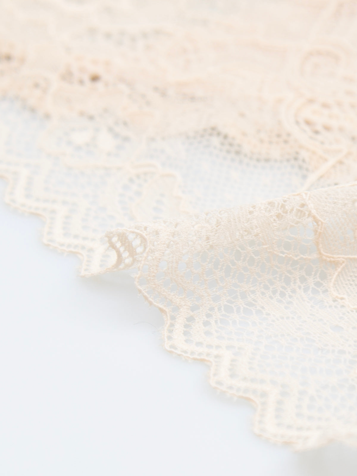 Eco Lace High Rise Knicker - Sand