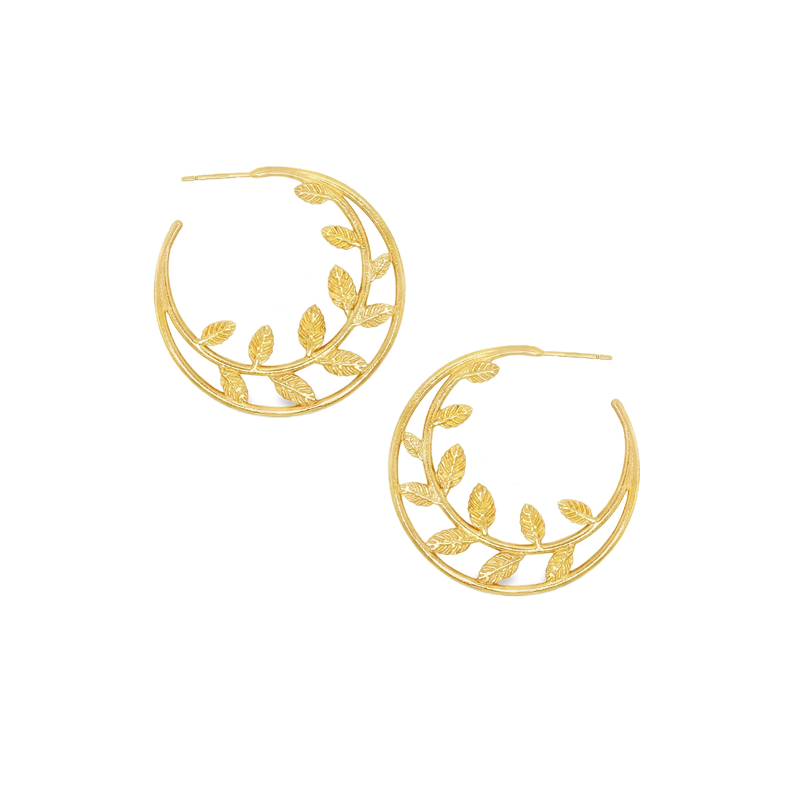 Savannah Rosa Hoop Earrings
